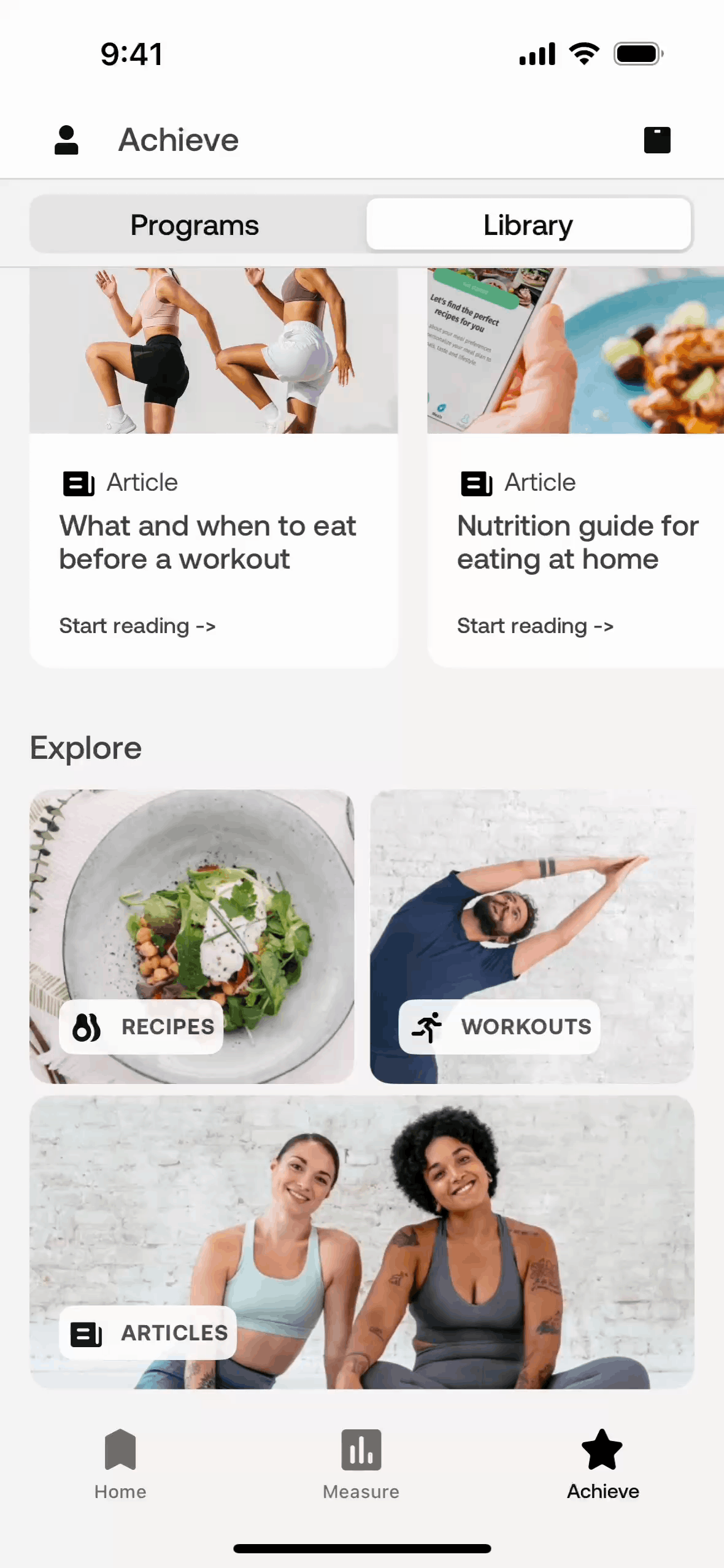 Withings Health Mate iOS Health & Fitness interface screenshot 8