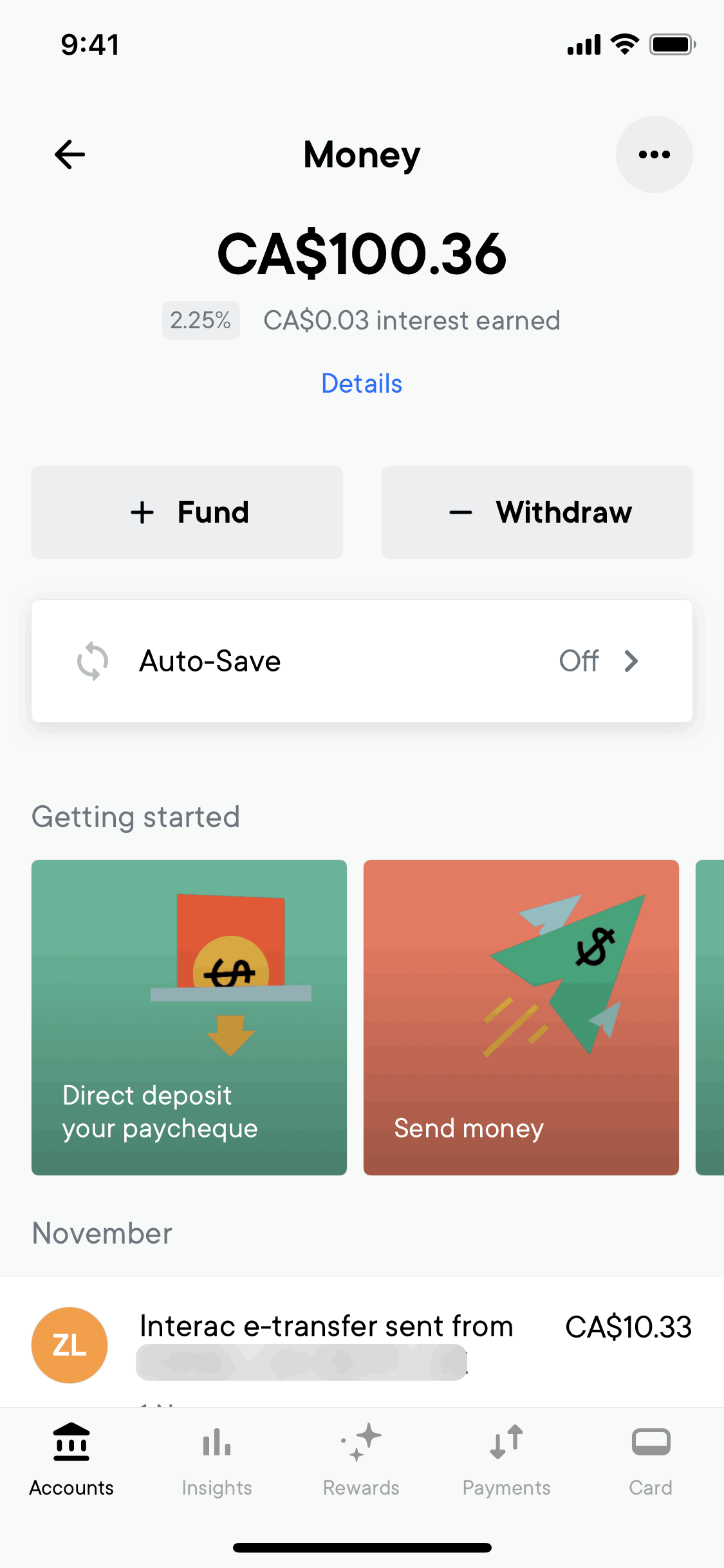 Neo Financial iOS Finance interface screenshot 18