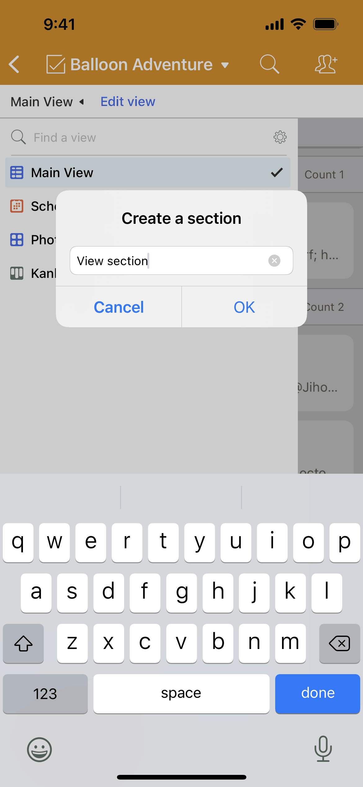 Airtable iOS Productivity interface screenshot 11