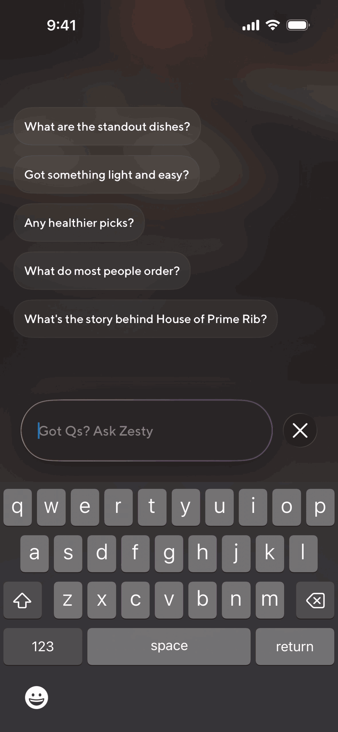 Zesty iOS Food & Drink interface screenshot 19