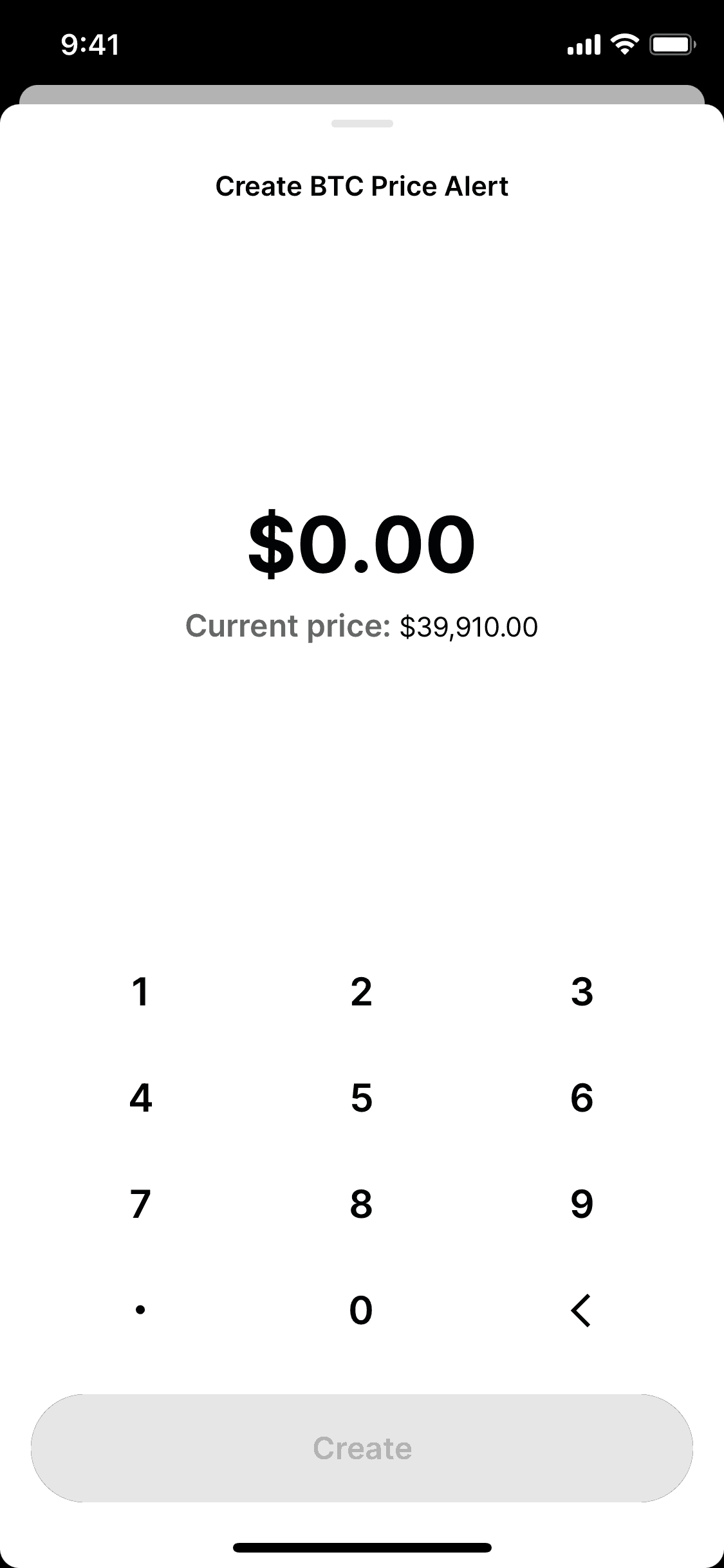 Gemini iOS Finance interface screenshot 5