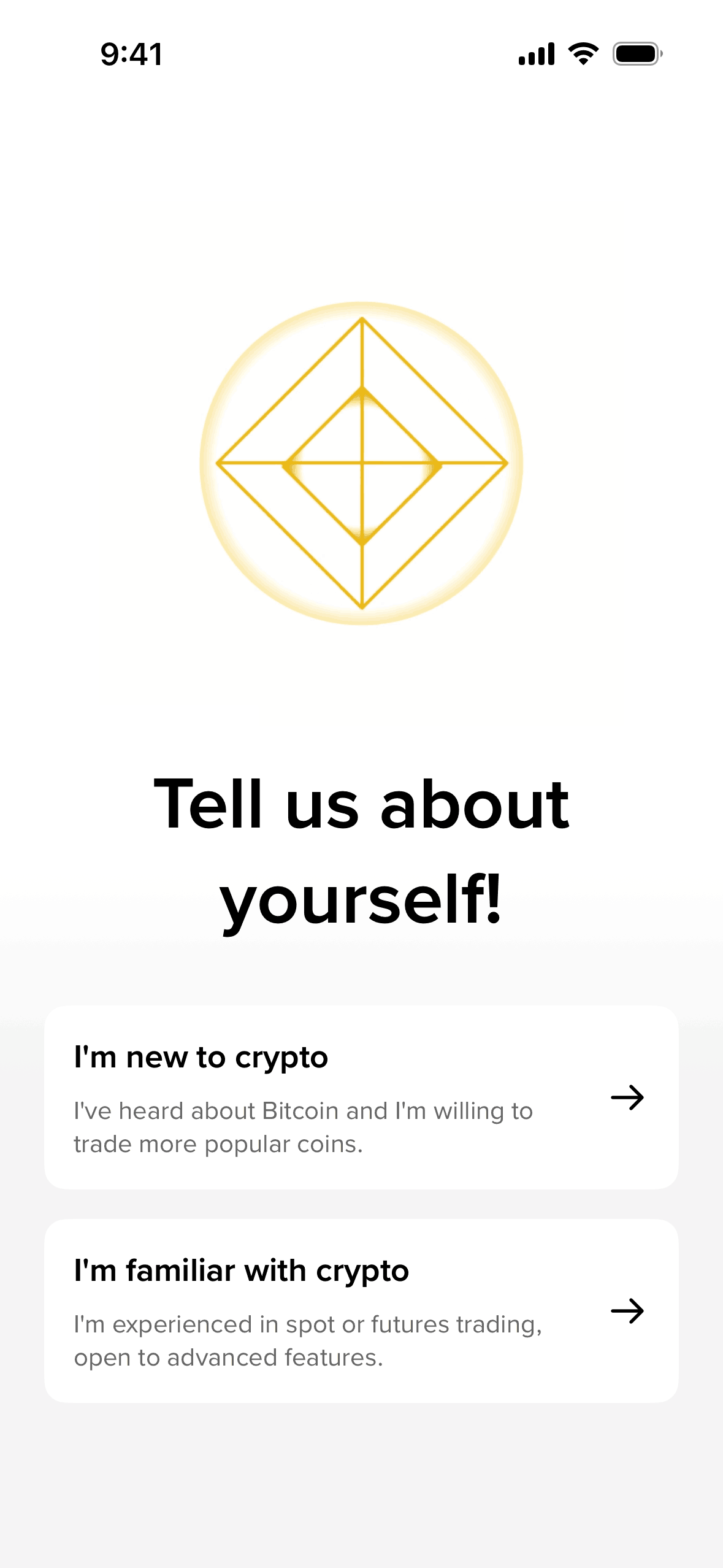 Binance iOS Finance interface screenshot 6