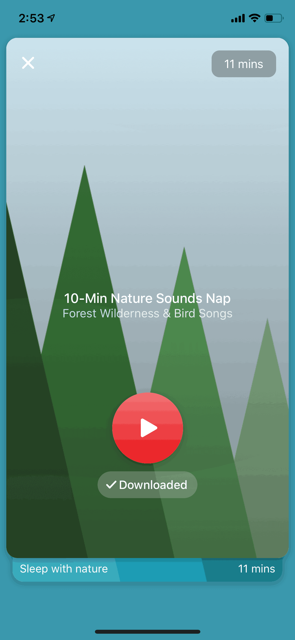 Fabulous iOS Health & Fitness interface screenshot 3