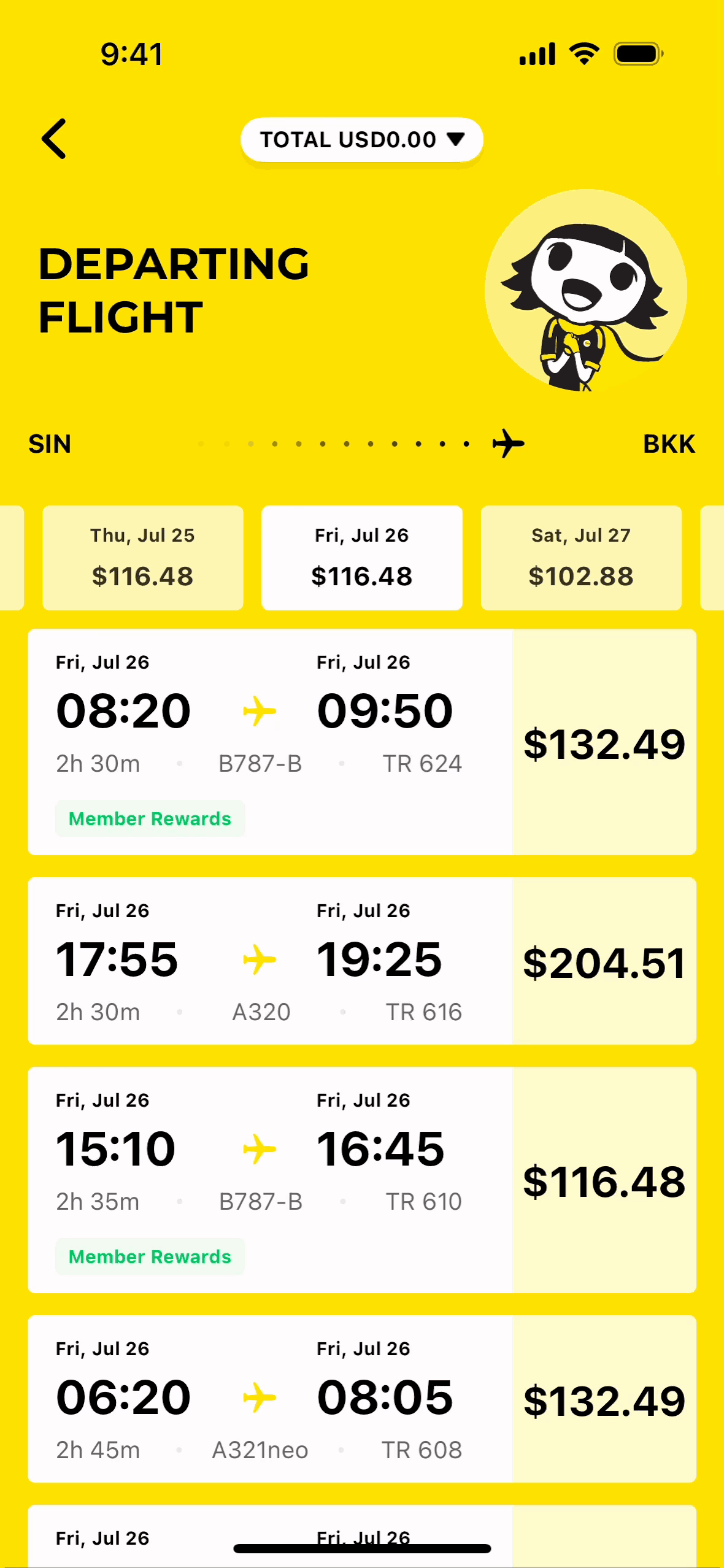 Scoot iOS Travel & Transportation interface screenshot 3