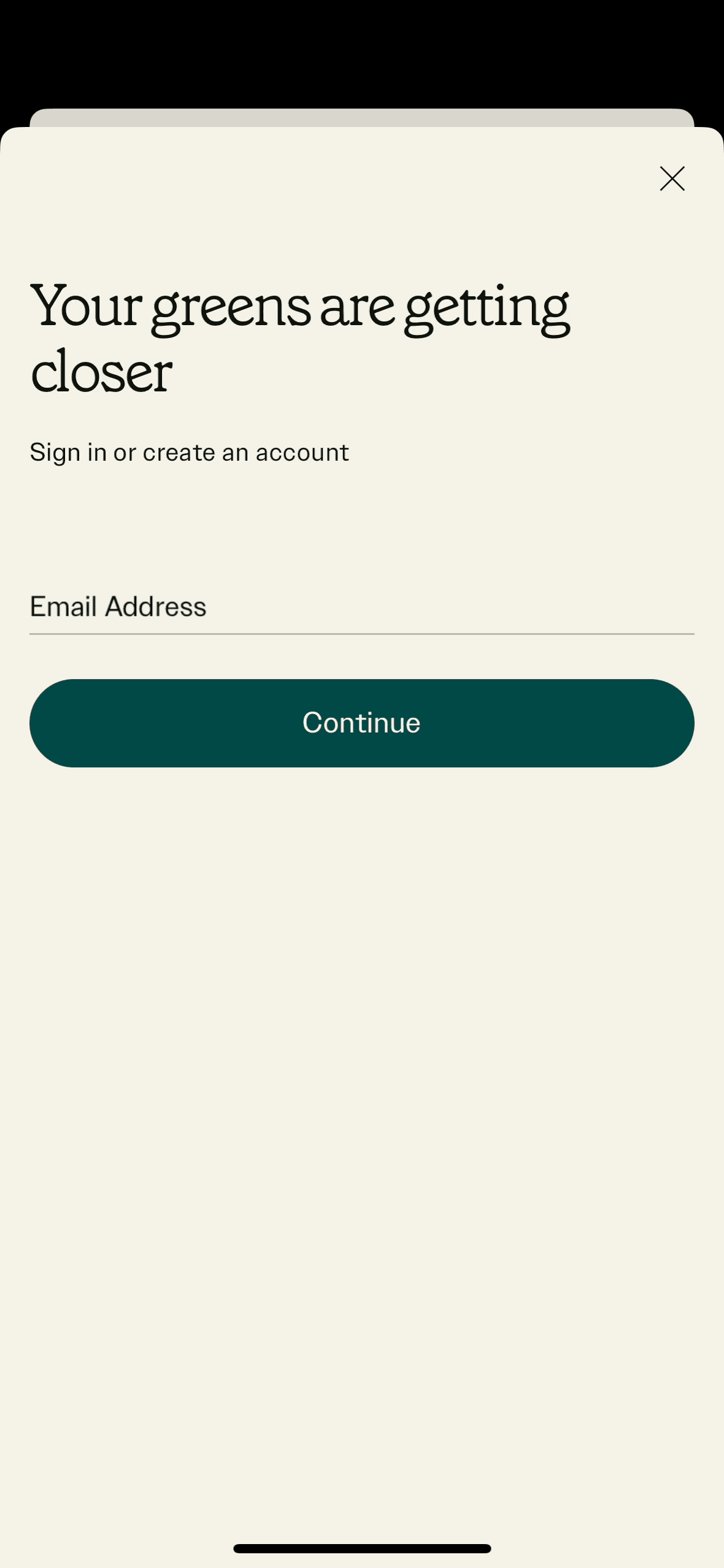 sweetgreen iOS Food & Drink interface screenshot 6