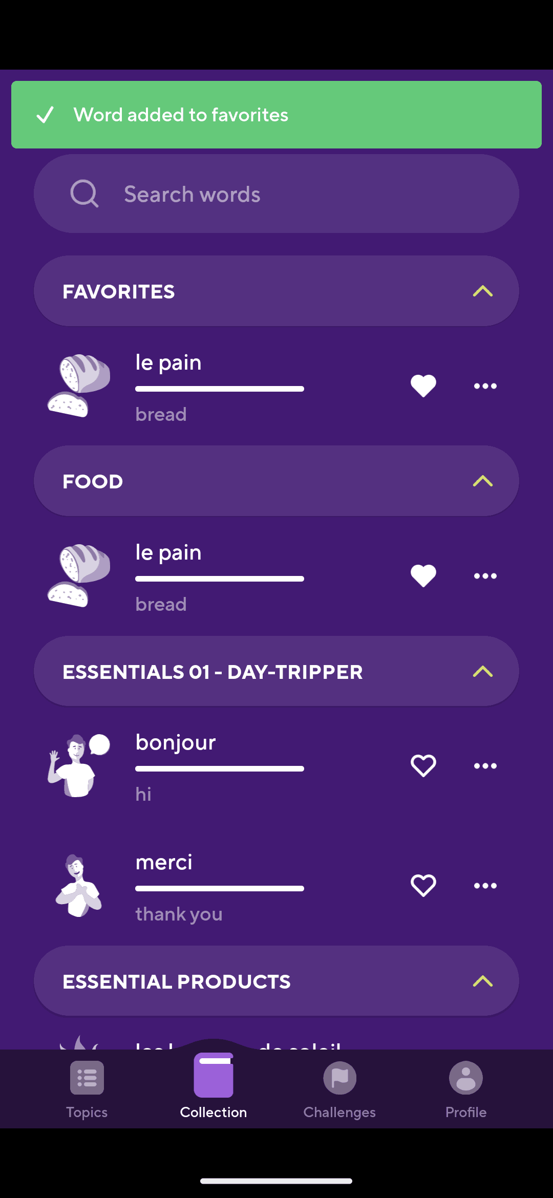 Drops Android Education interface screenshot 9