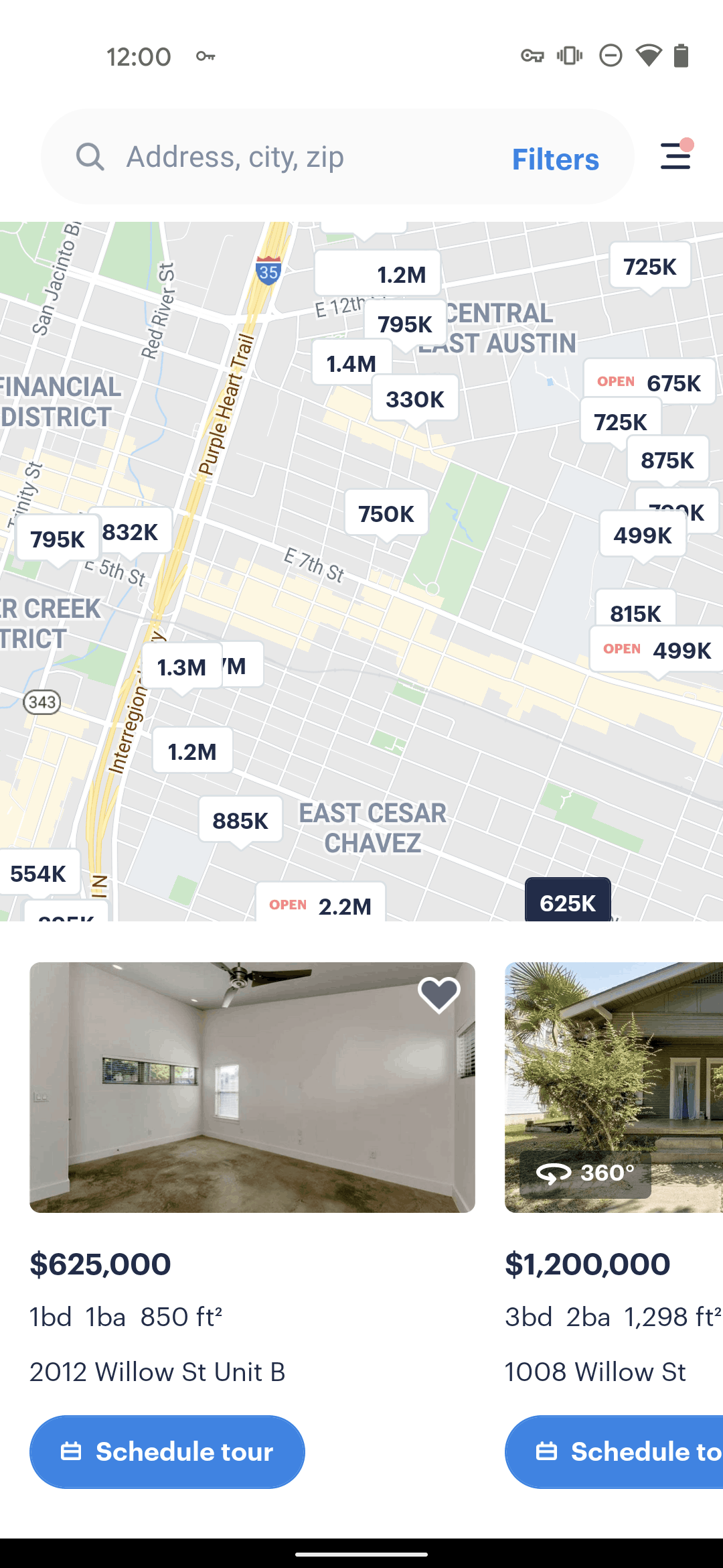 Opendoor Android Lifestyle interface screenshot 16