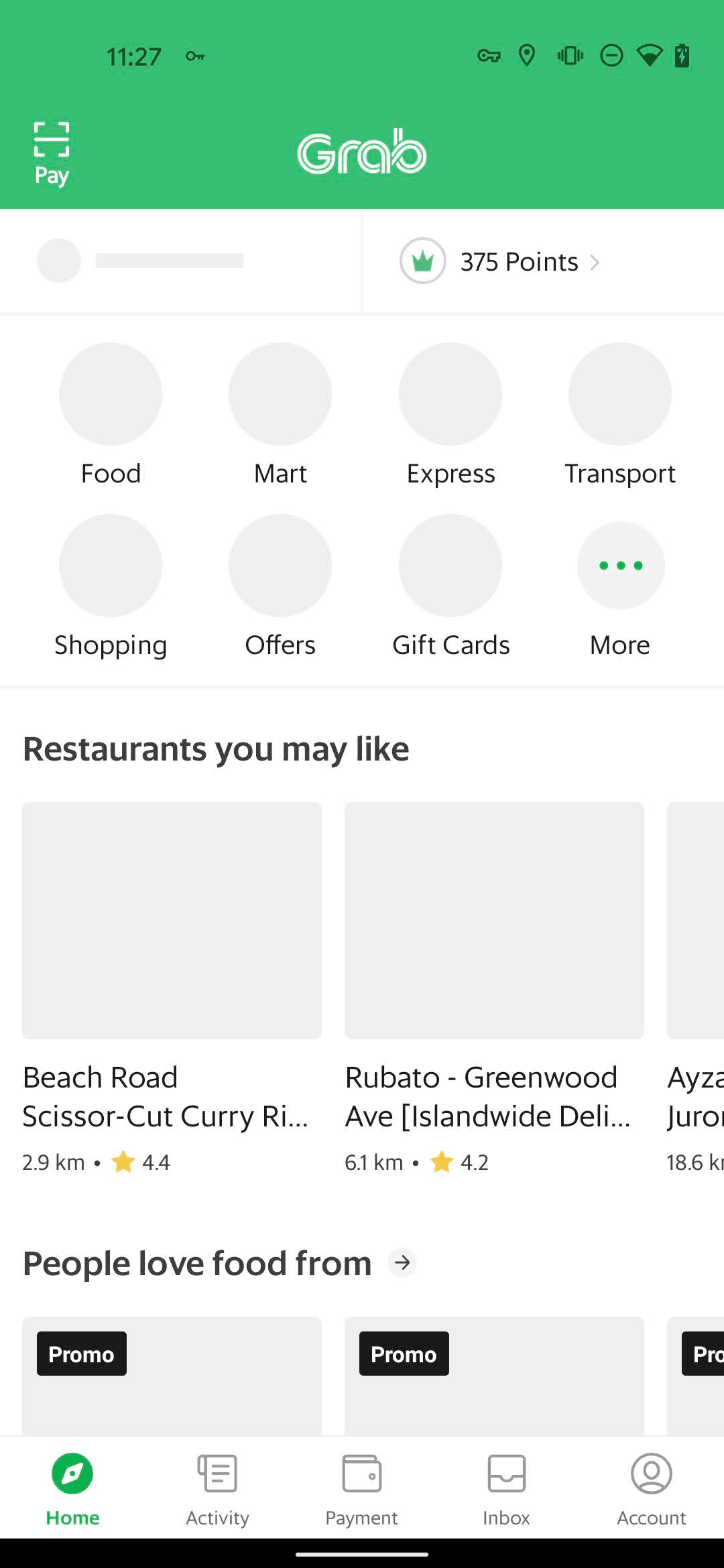 Grab Android Finance interface screenshot 14