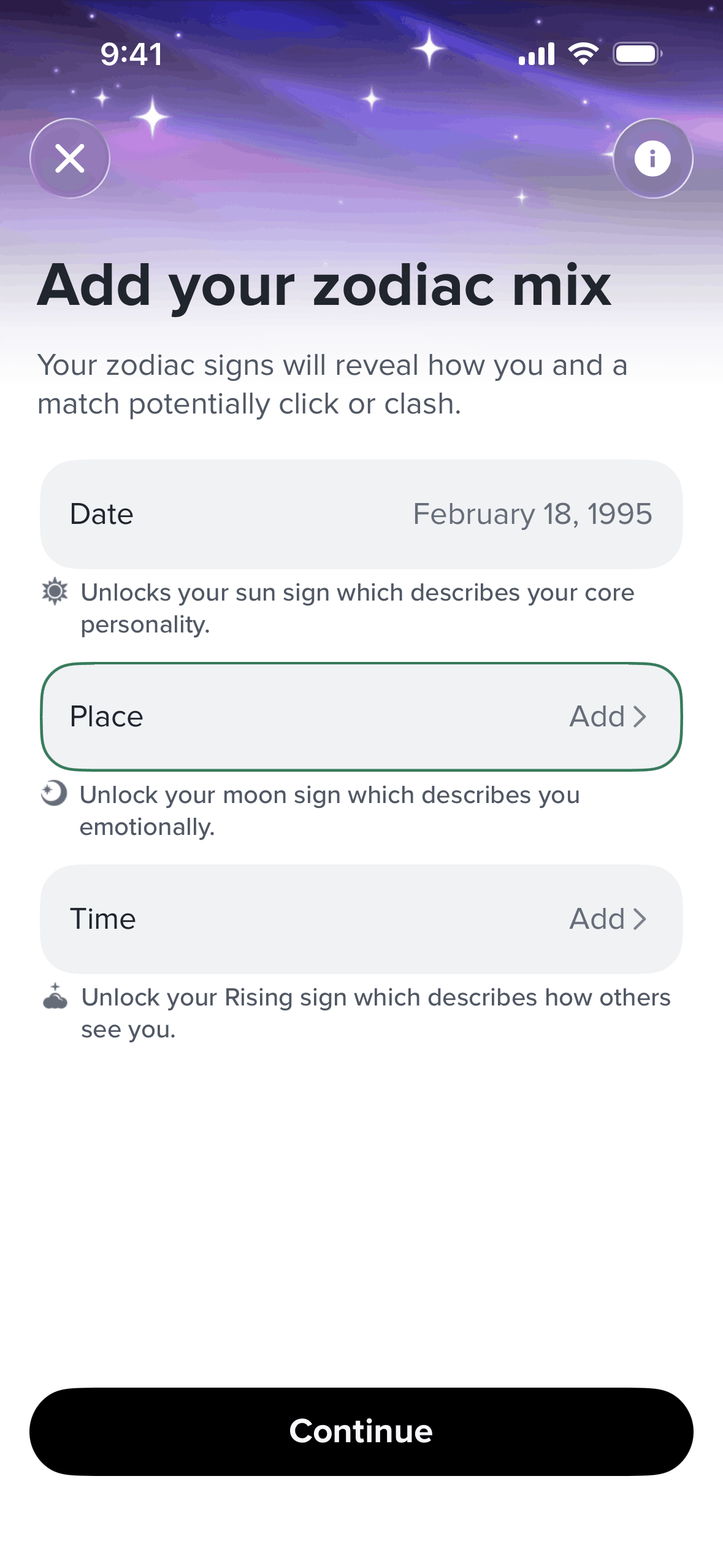 Tinder iOS Social Networking interface screenshot 9