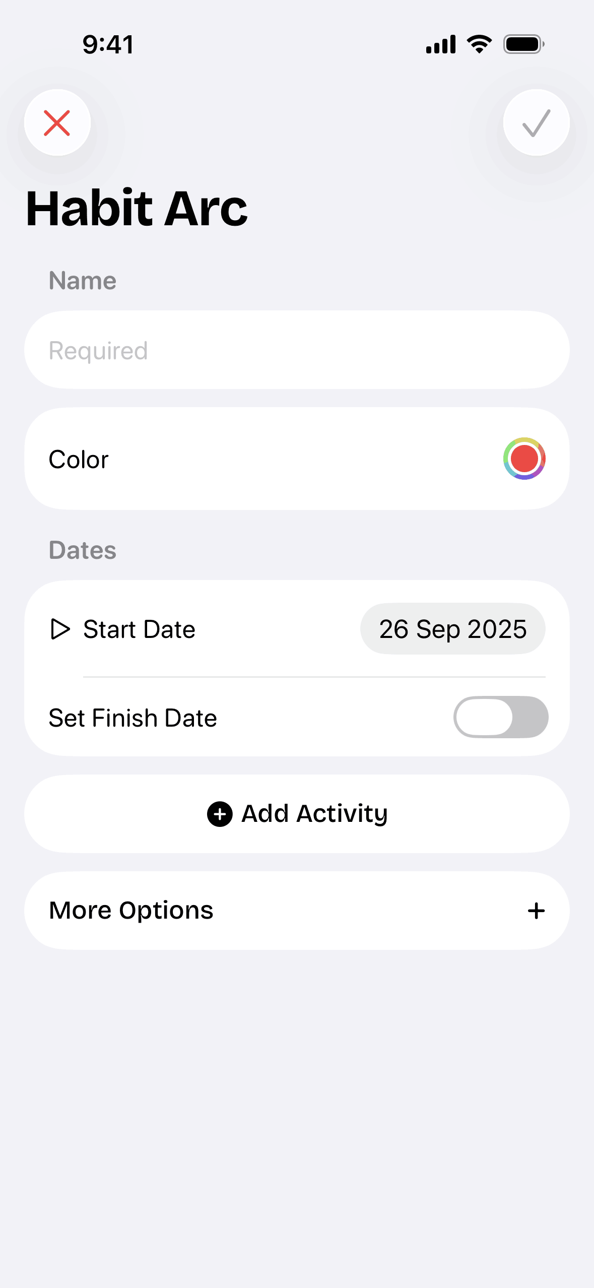 timespent iOS Productivity interface screenshot 22