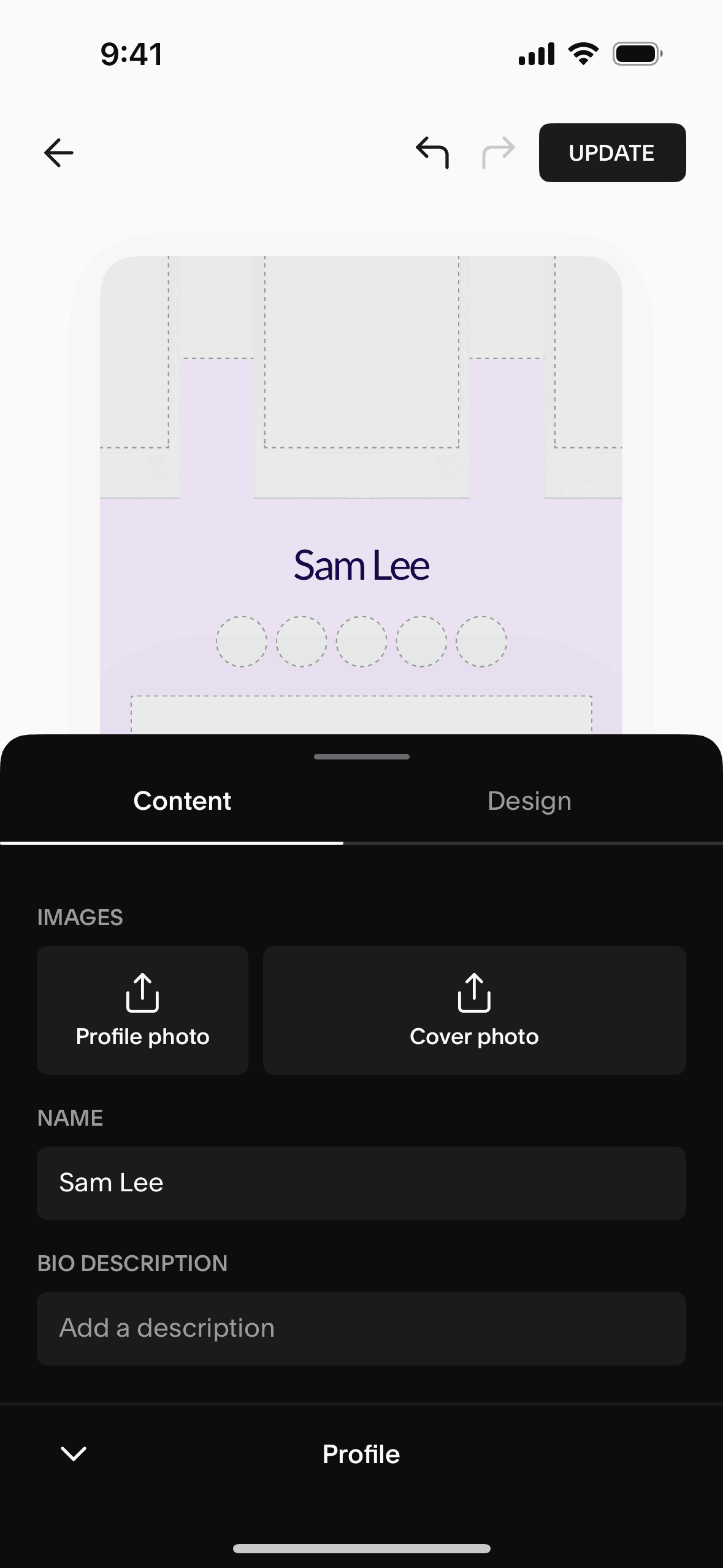 Unfold iOS Photo & Video interface screenshot 20