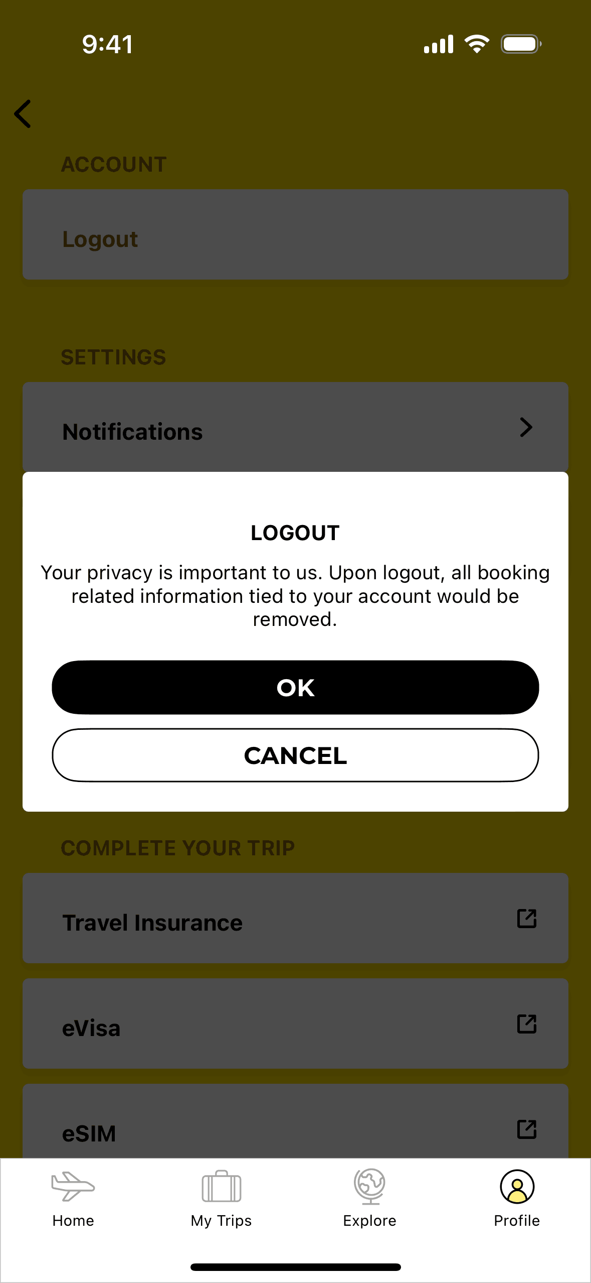 Scoot iOS Travel & Transportation interface screenshot 11
