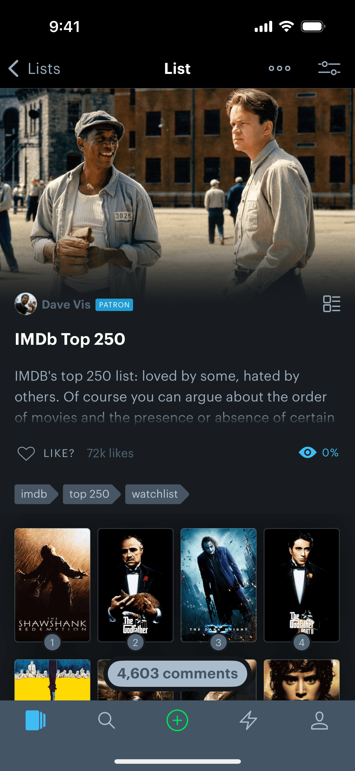 Letterboxd iOS Social Networking interface screenshot 3