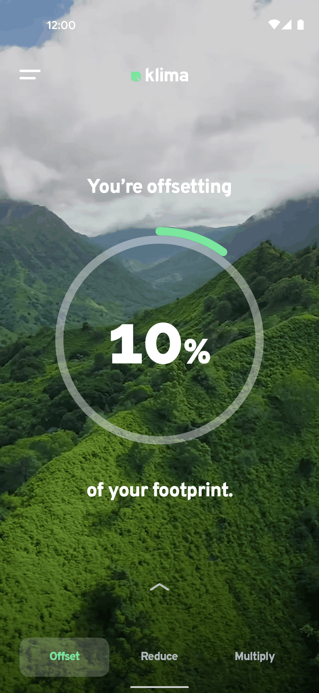 Klima Android Lifestyle interface screenshot 2