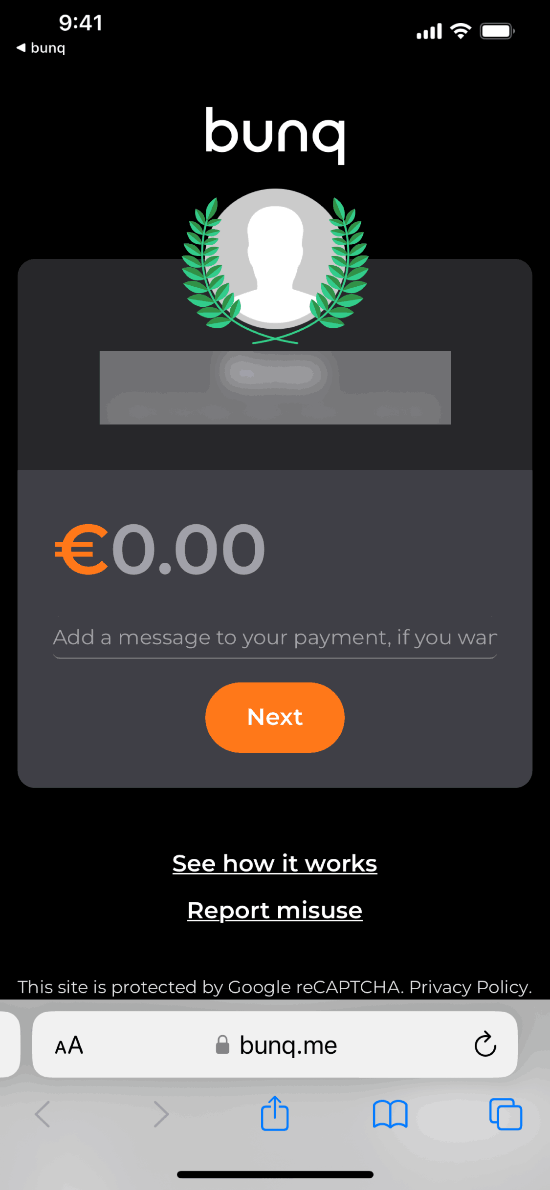 bunq iOS Finance interface screenshot 12