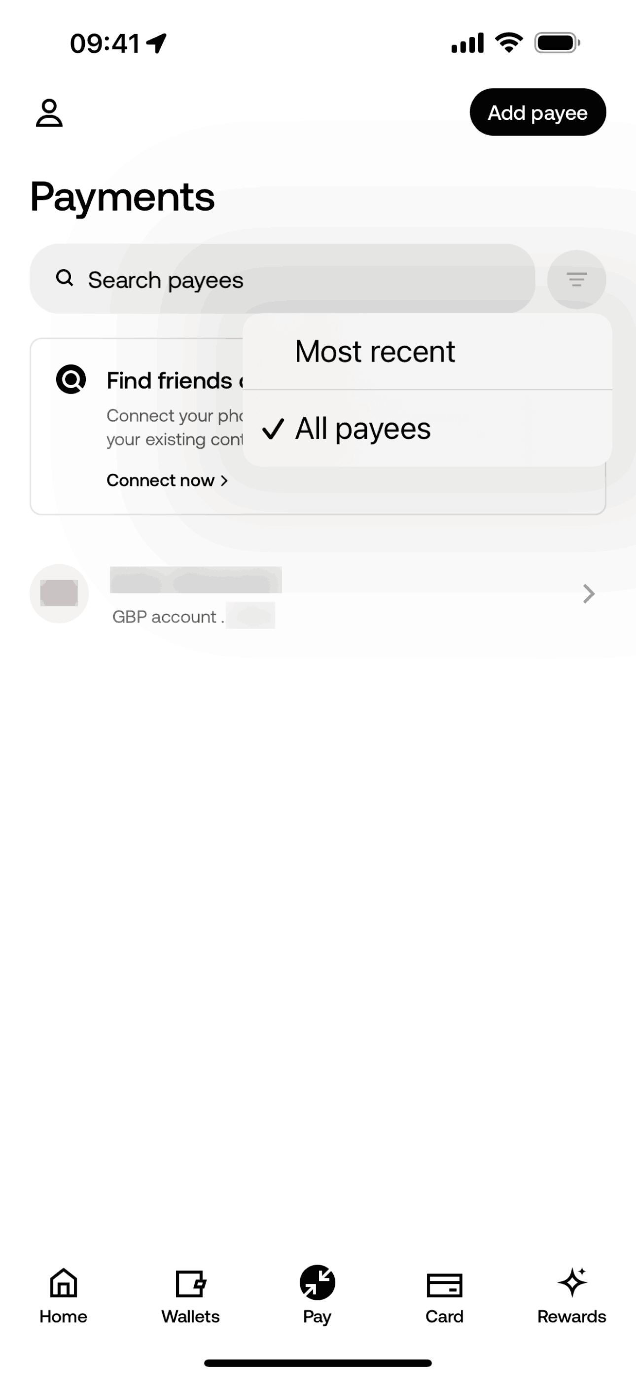 Zing iOS Finance interface screenshot 9