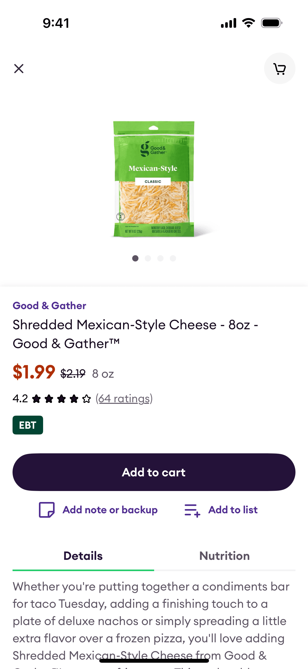 Shipt iOS Shopping interface screenshot 20