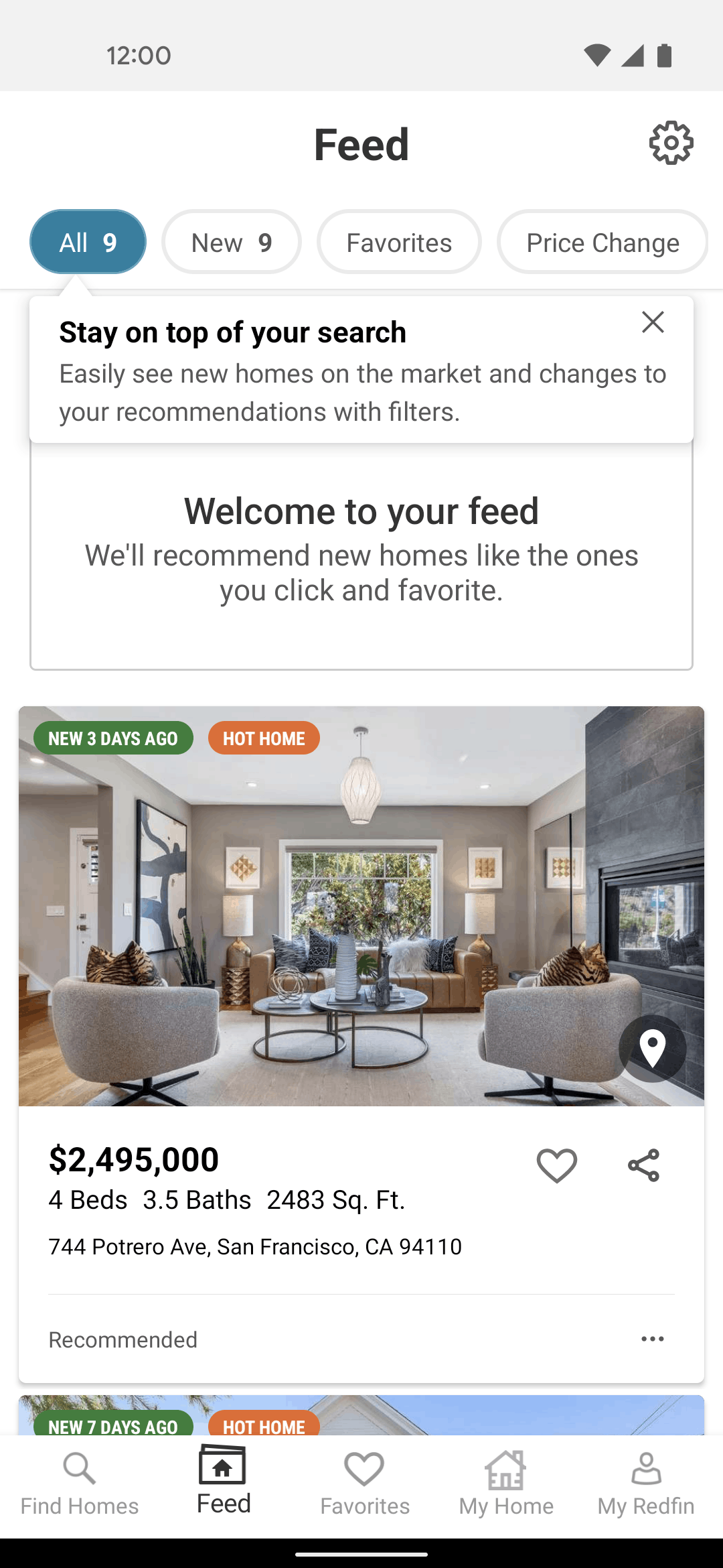 Redfin Android Lifestyle interface screenshot 2