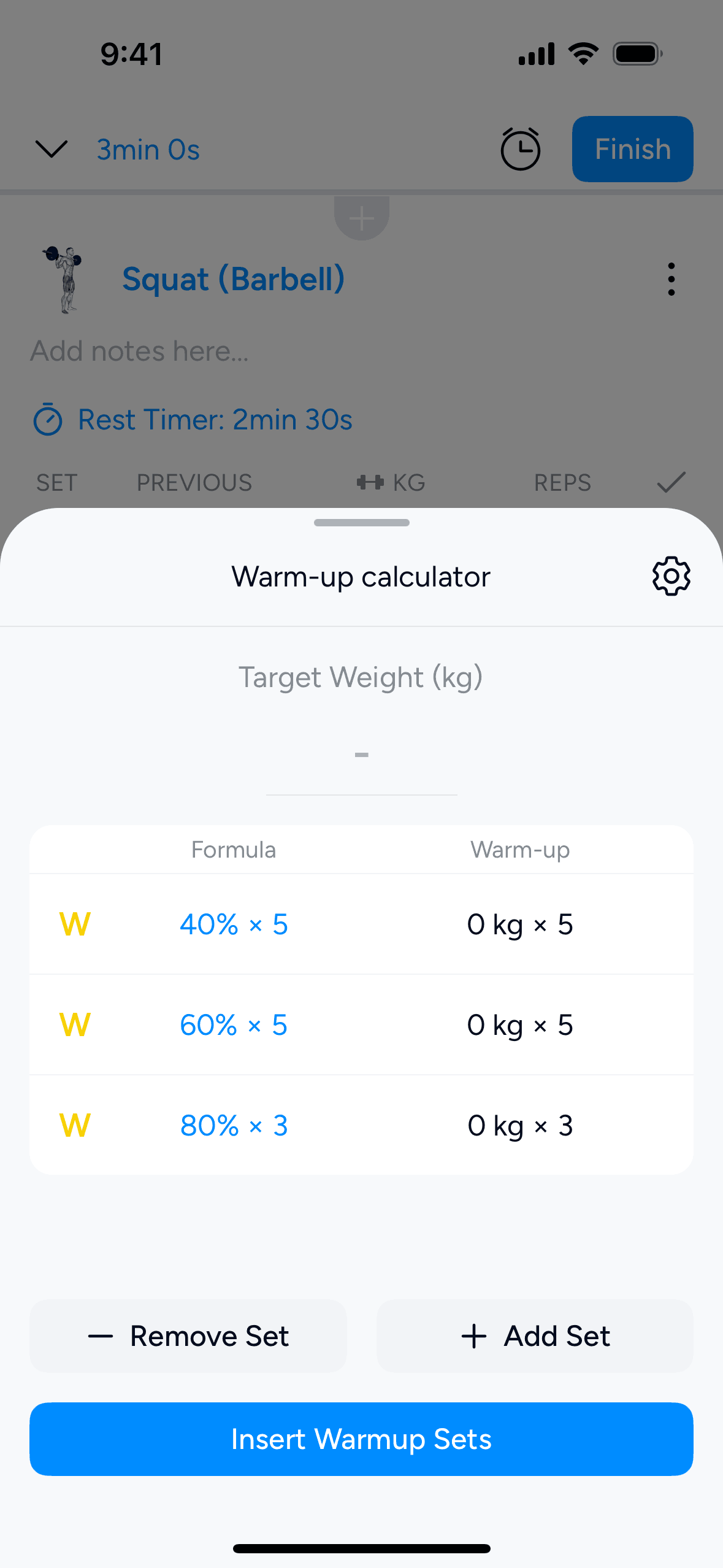 Hevy iOS Health & Fitness interface screenshot 8