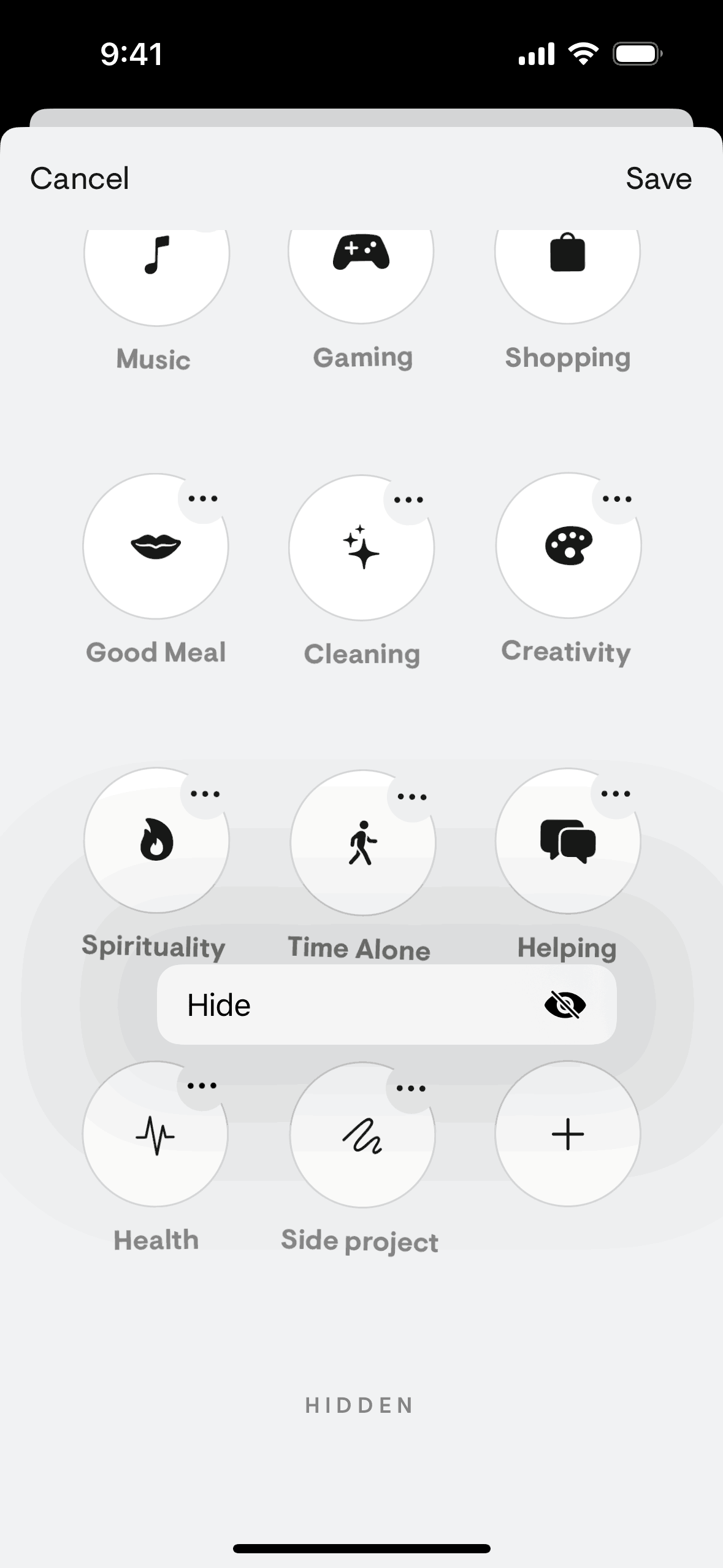 stoic. iOS Health & Fitness interface screenshot 5