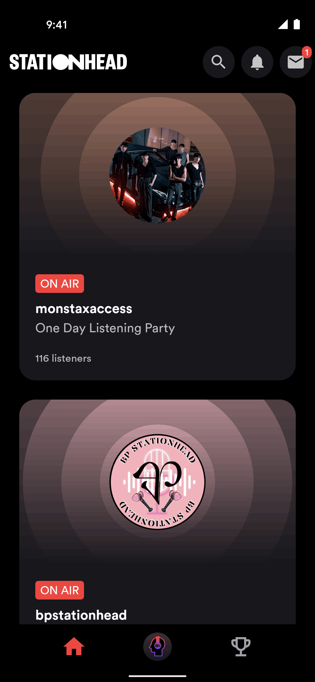Stationhead Android Music & Audio interface screenshot 18