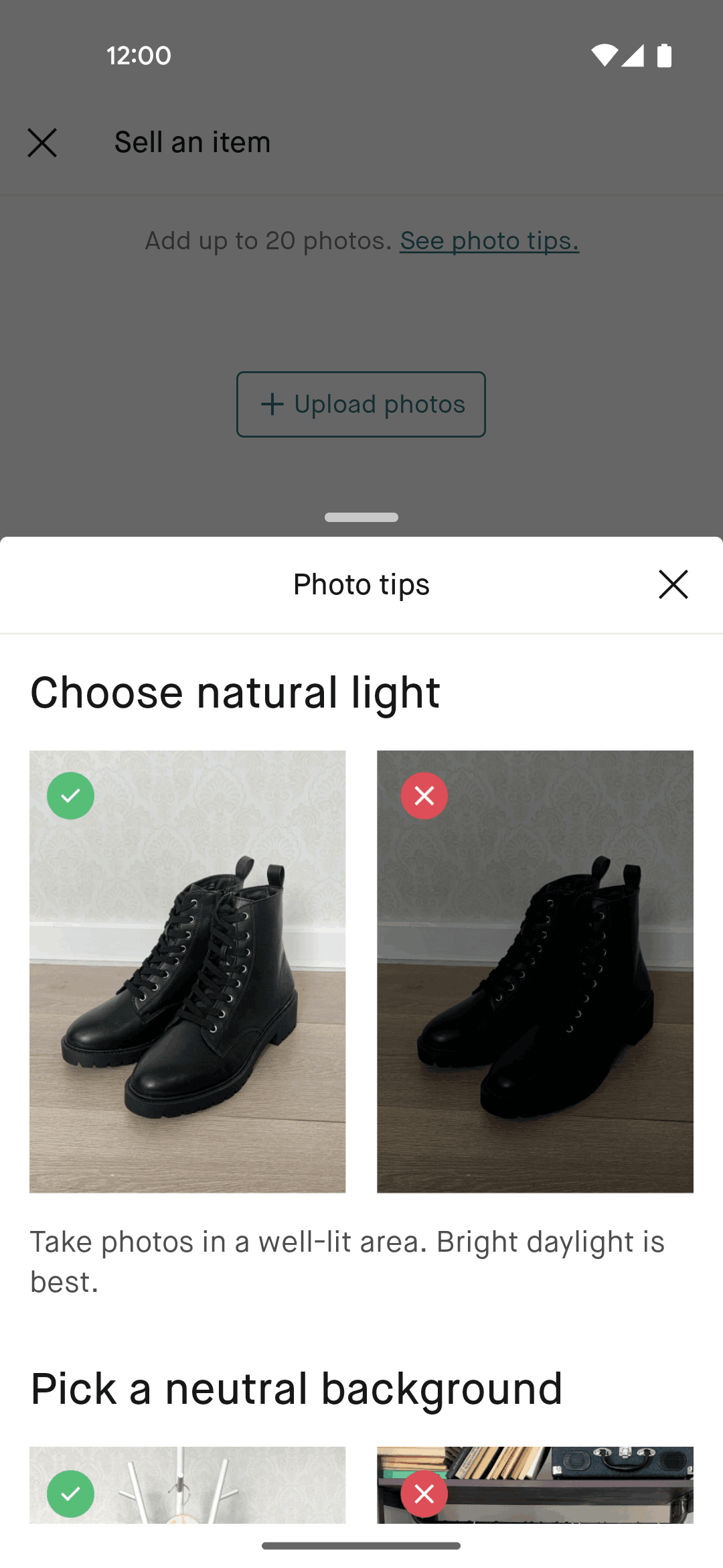 Vinted Android Shopping interface screenshot 13