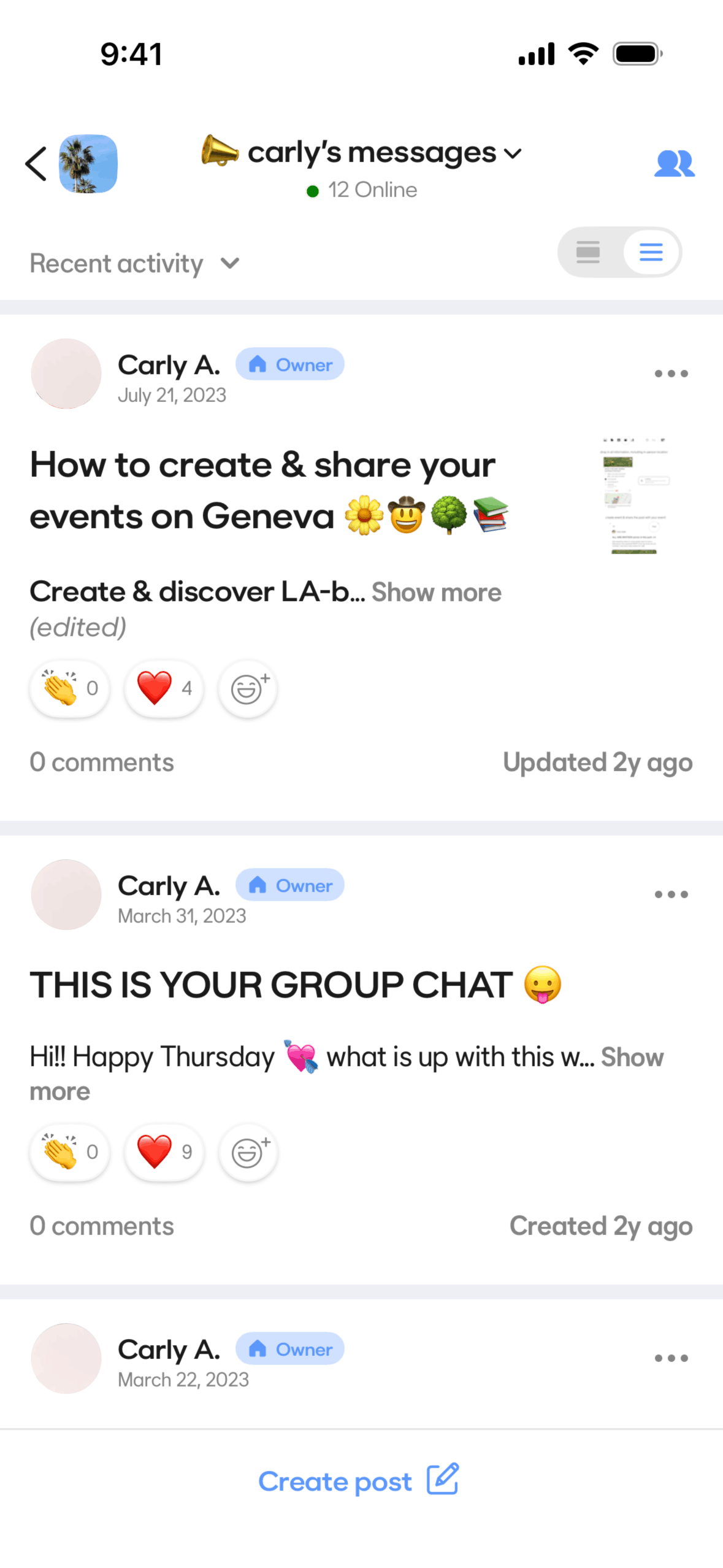 BFF iOS Social Networking interface screenshot 2