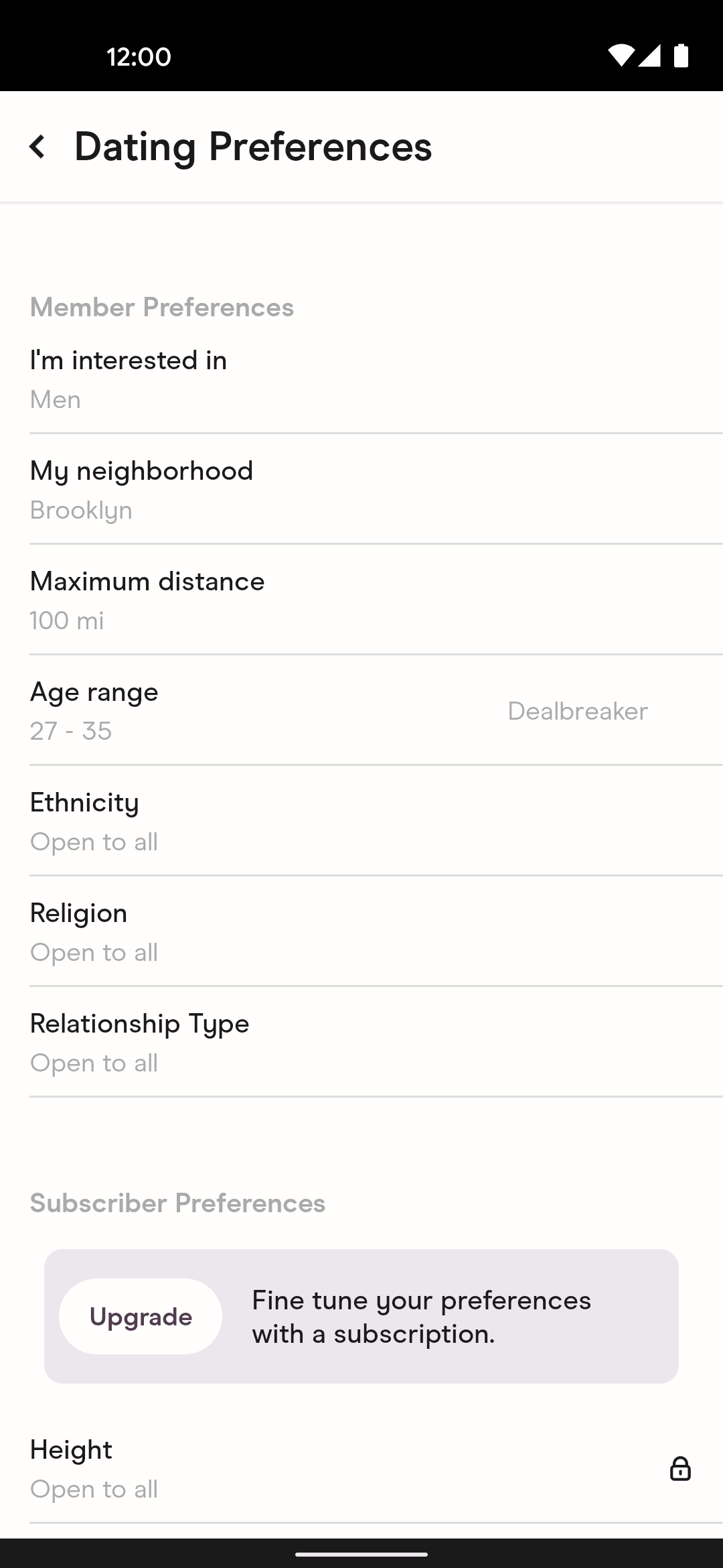Hinge Android Lifestyle interface screenshot 4