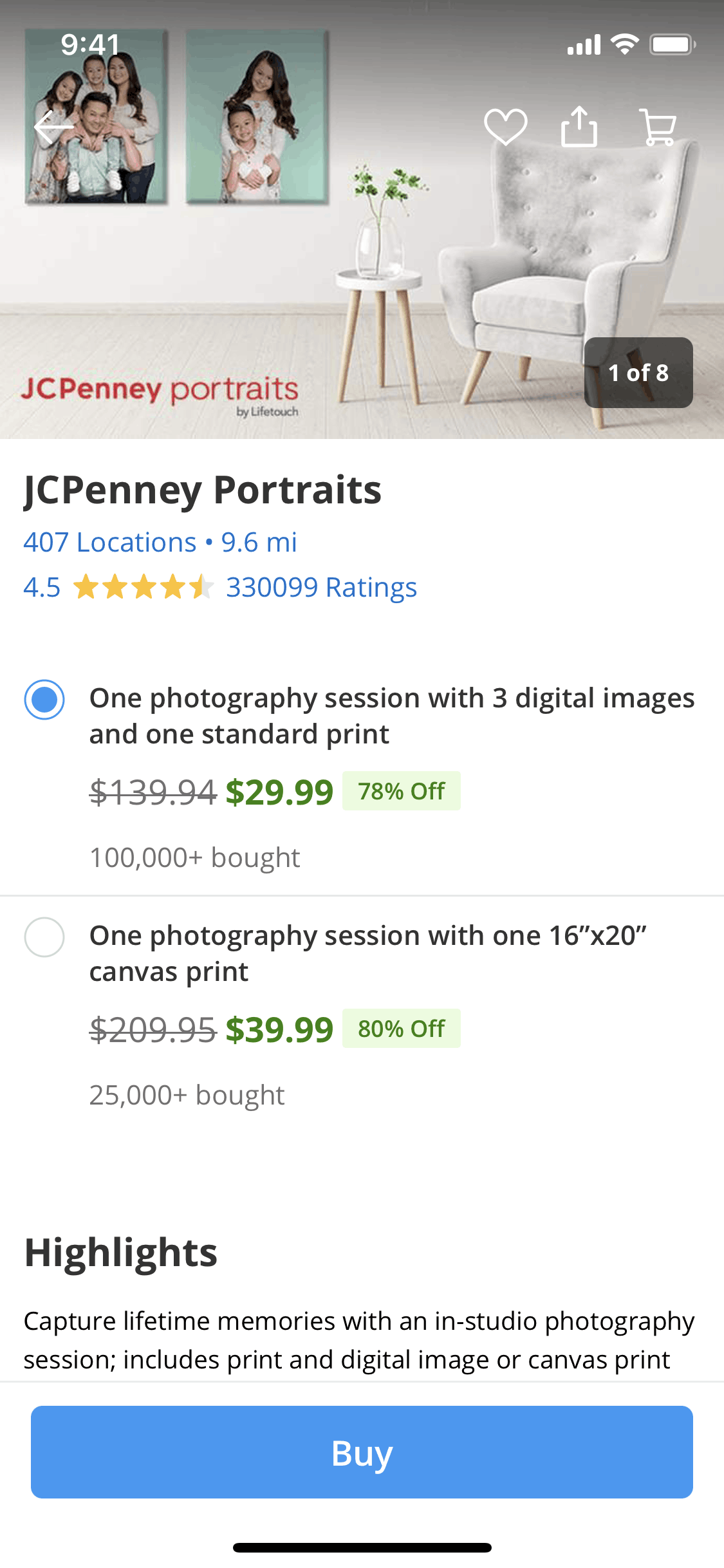 Groupon iOS Shopping interface screenshot 23