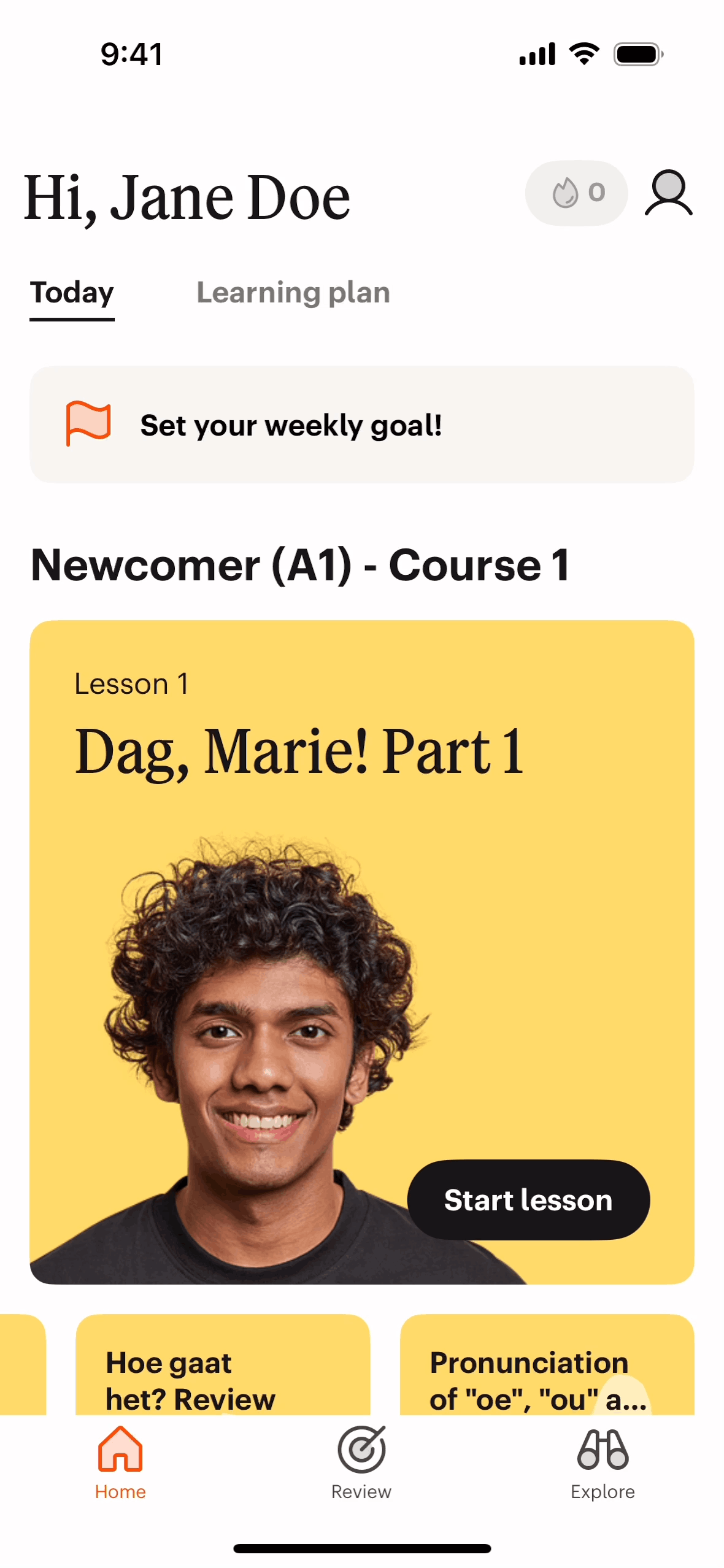 Babbel iOS Education interface screenshot 7
