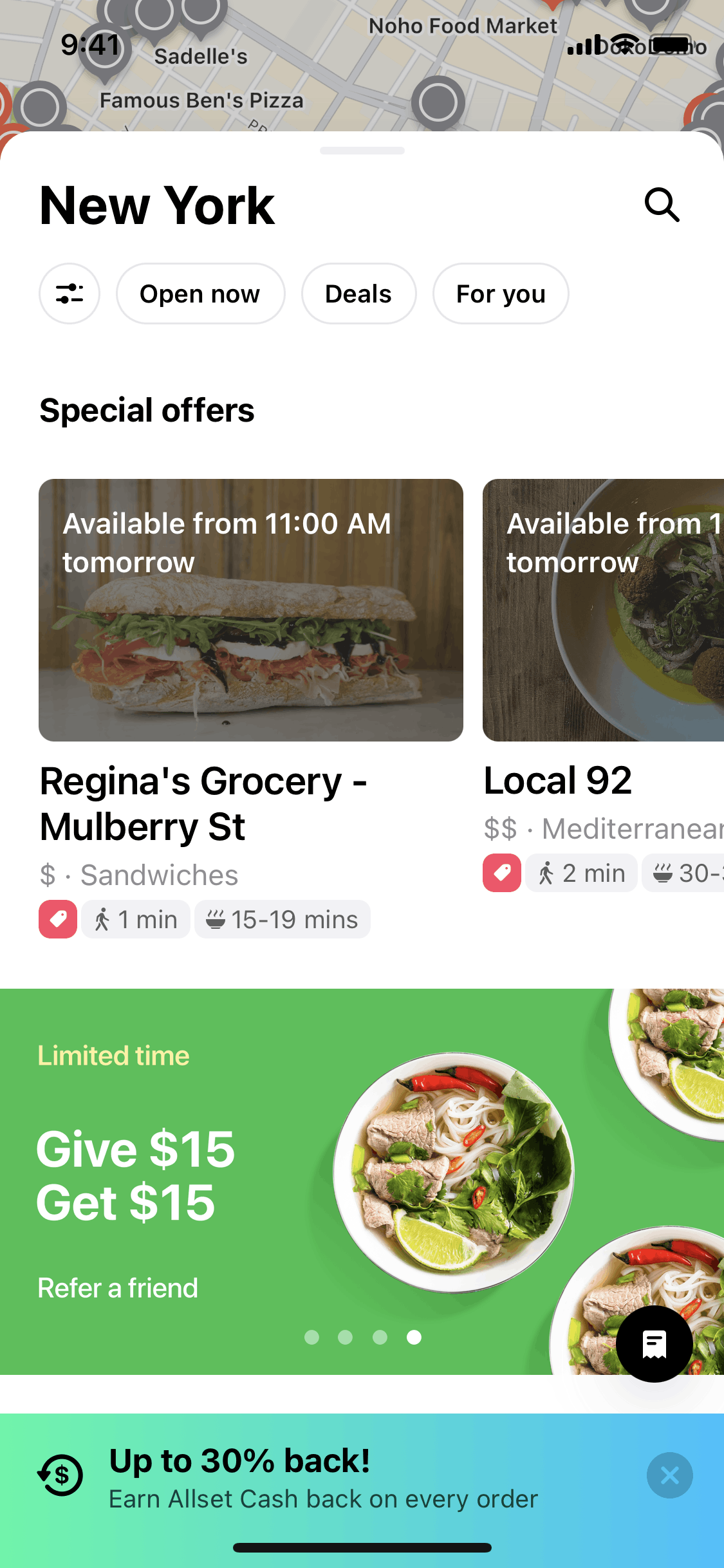 Allset iOS Food & Drink interface screenshot 18