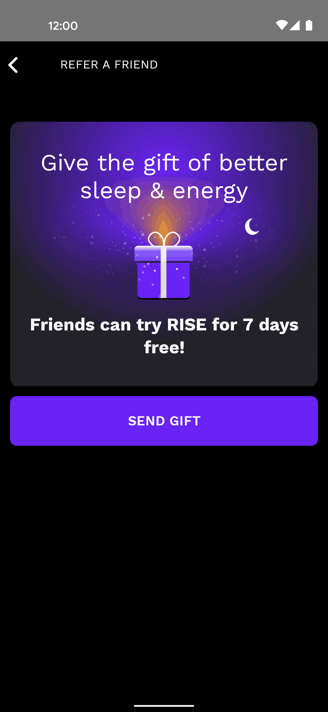 Rise Android Health & Fitness interface screenshot 20