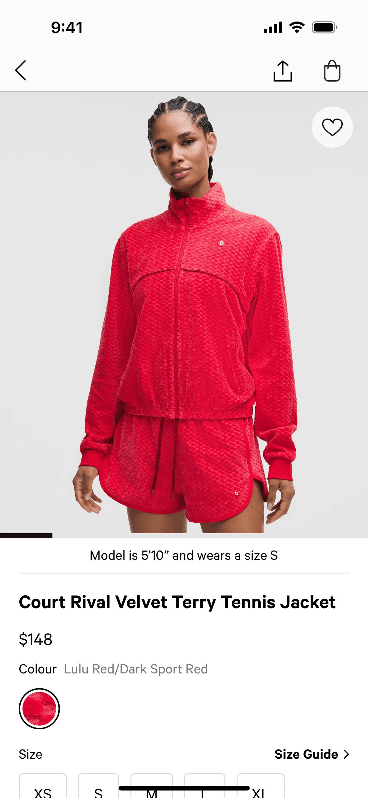 lululemon iOS Shopping interface screenshot 2
