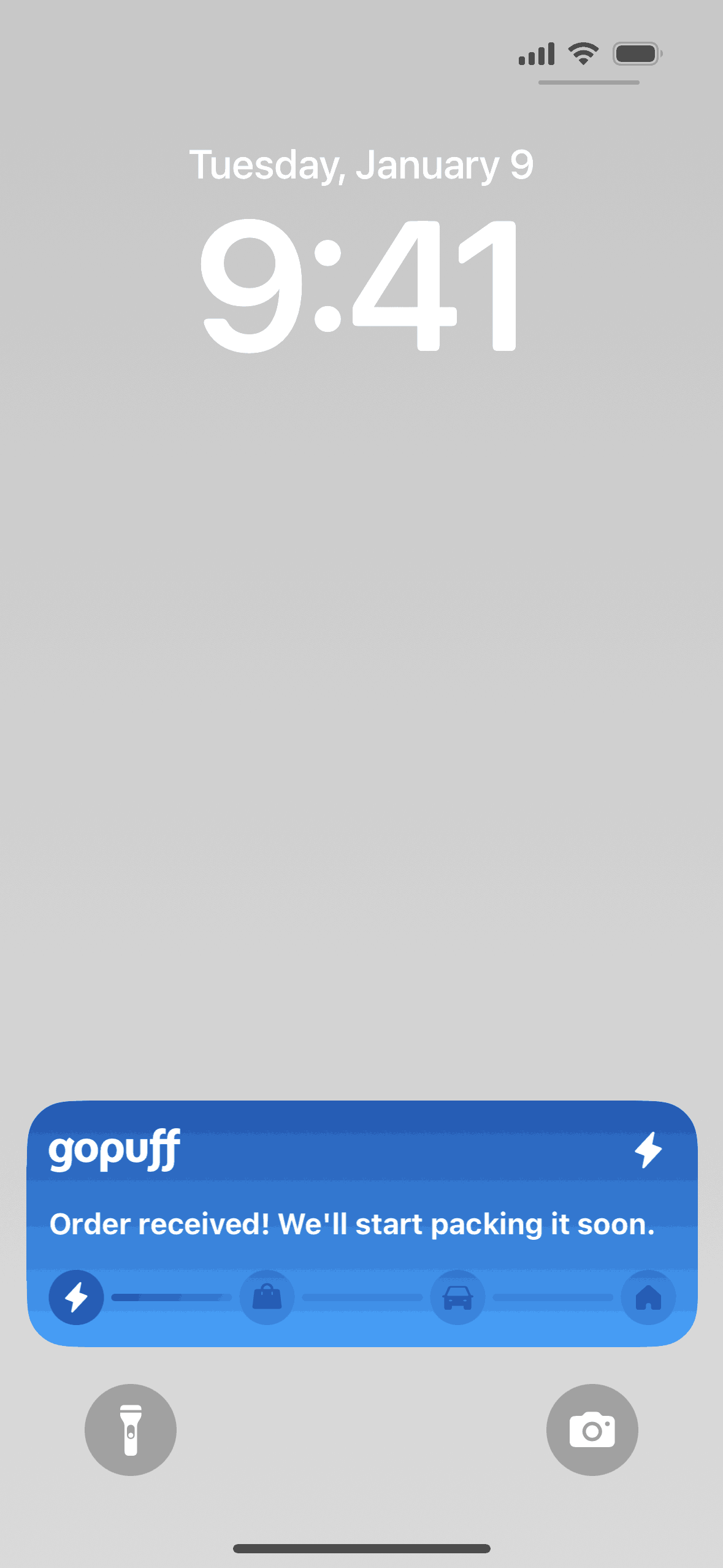 Gopuff iOS Shopping interface screenshot 2