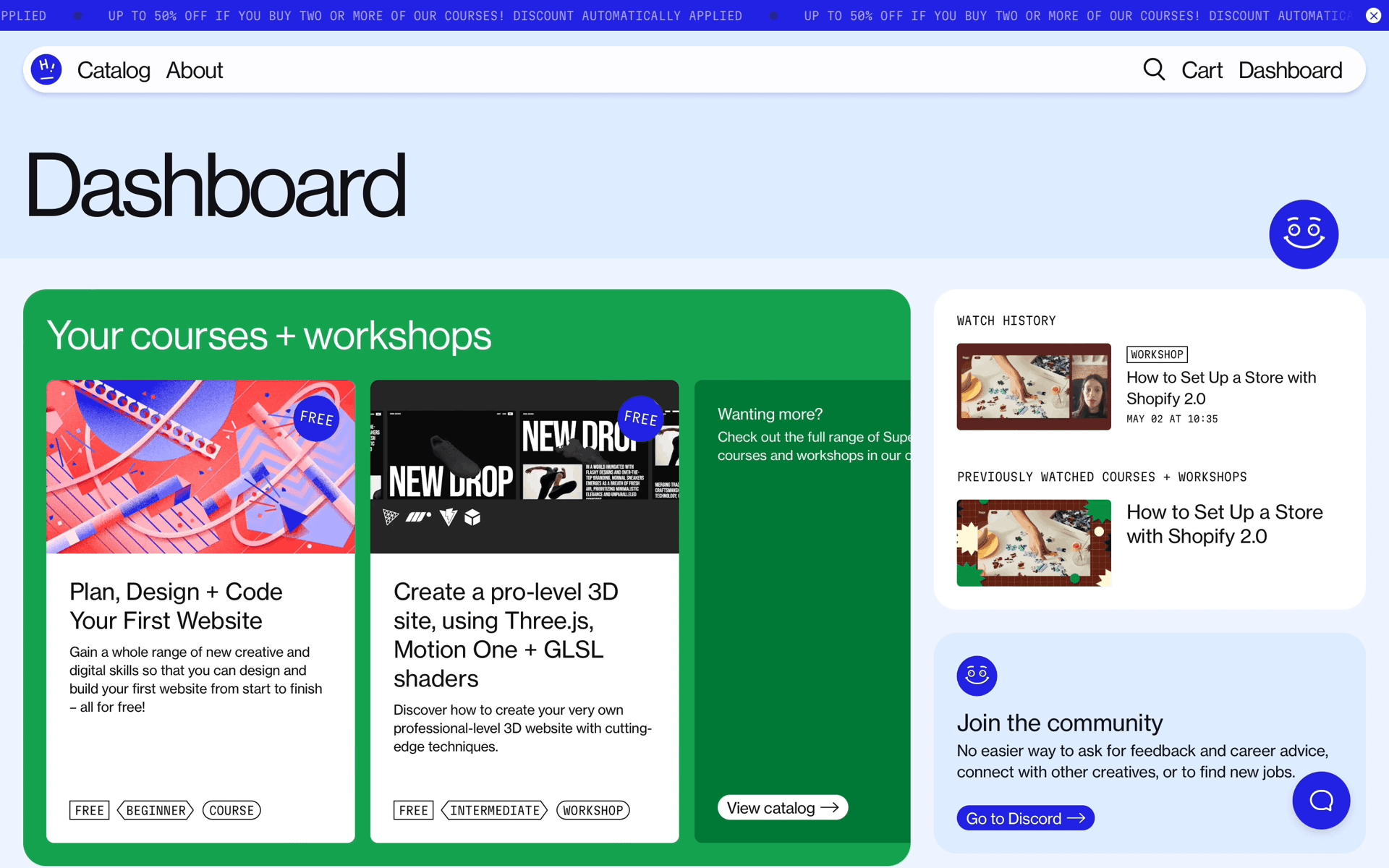 SuperHi Web Education interface screenshot 2