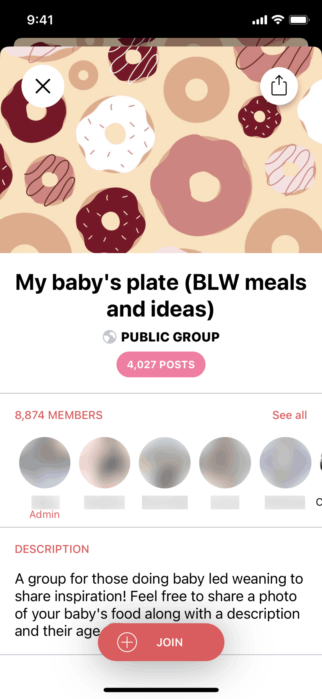 Peanut iOS Social Networking interface screenshot 8