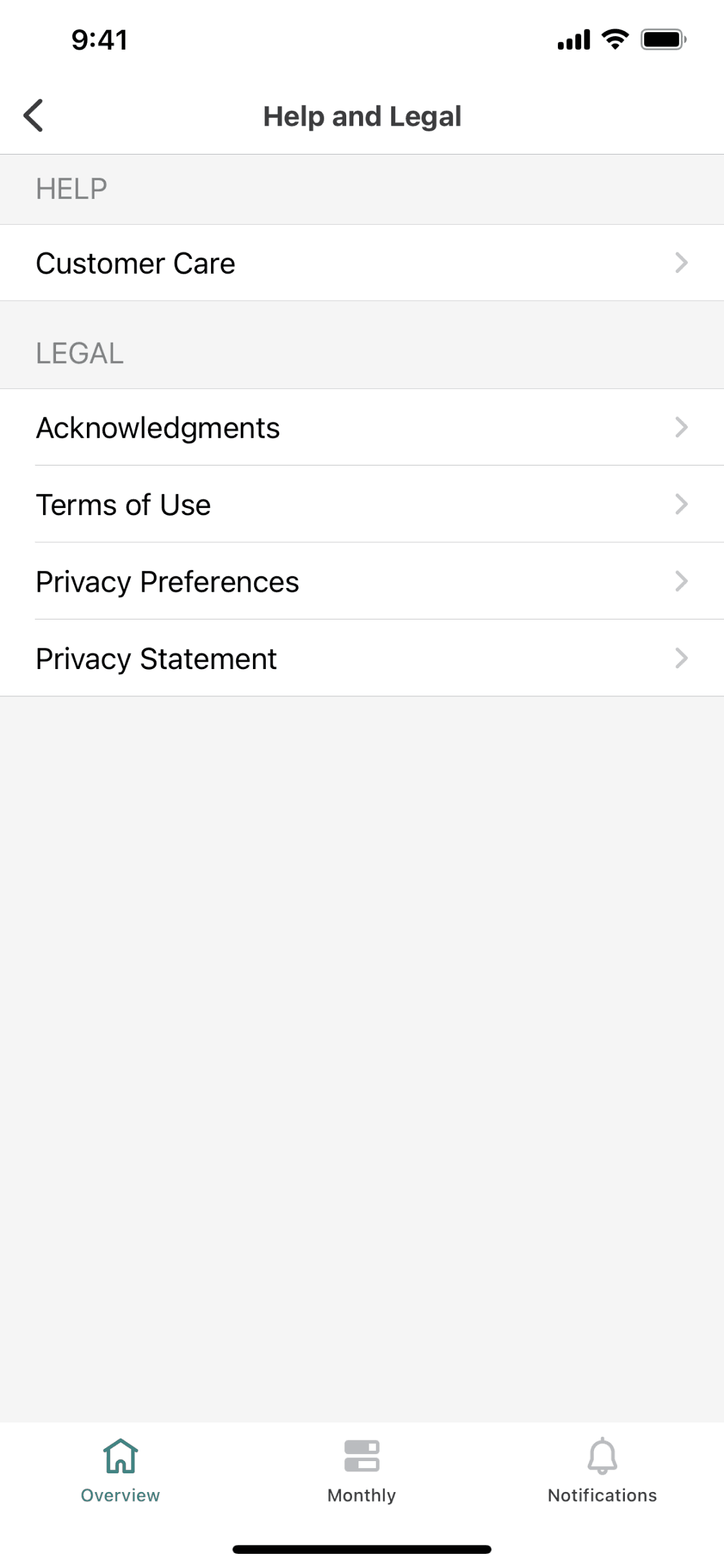 Mint iOS Finance interface screenshot 11