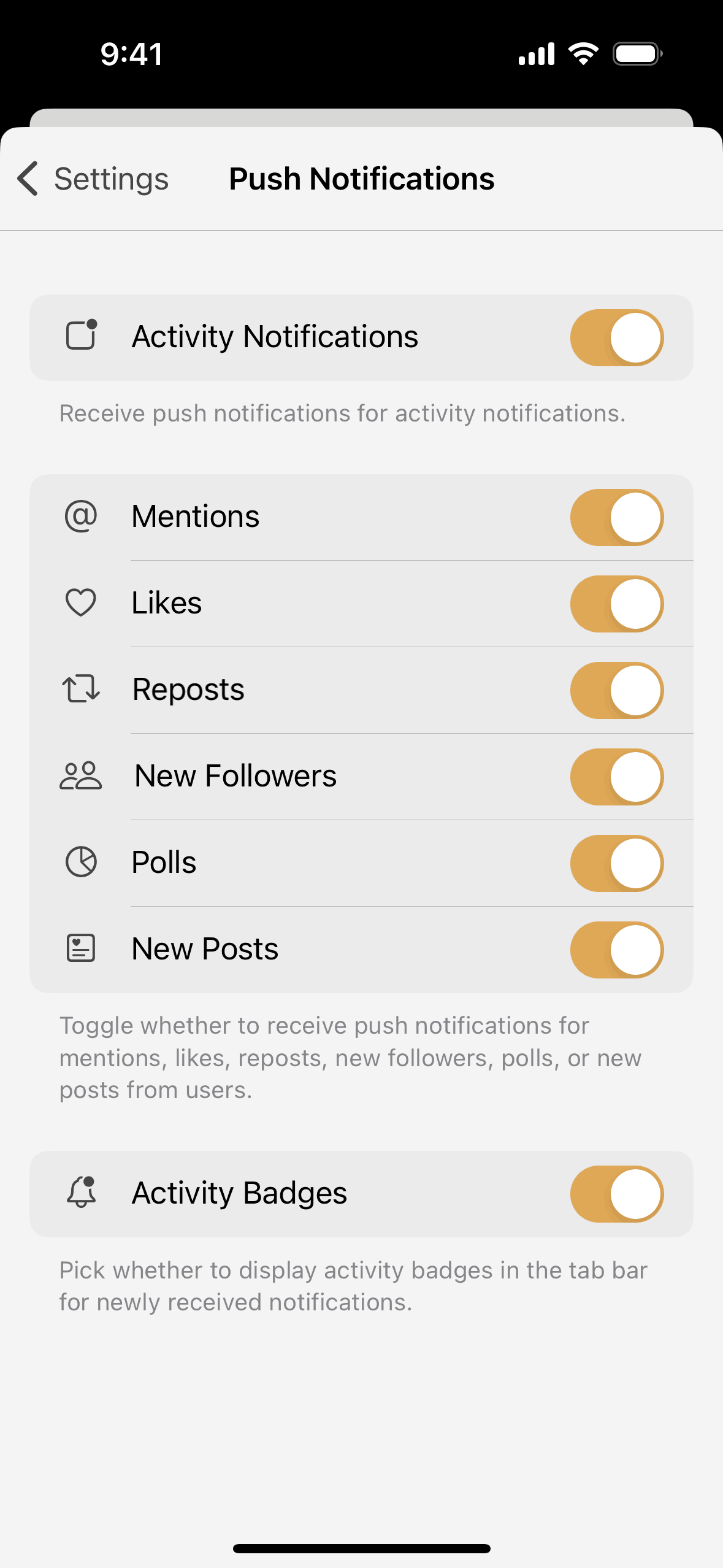 Mammoth iOS Social Networking interface screenshot 15