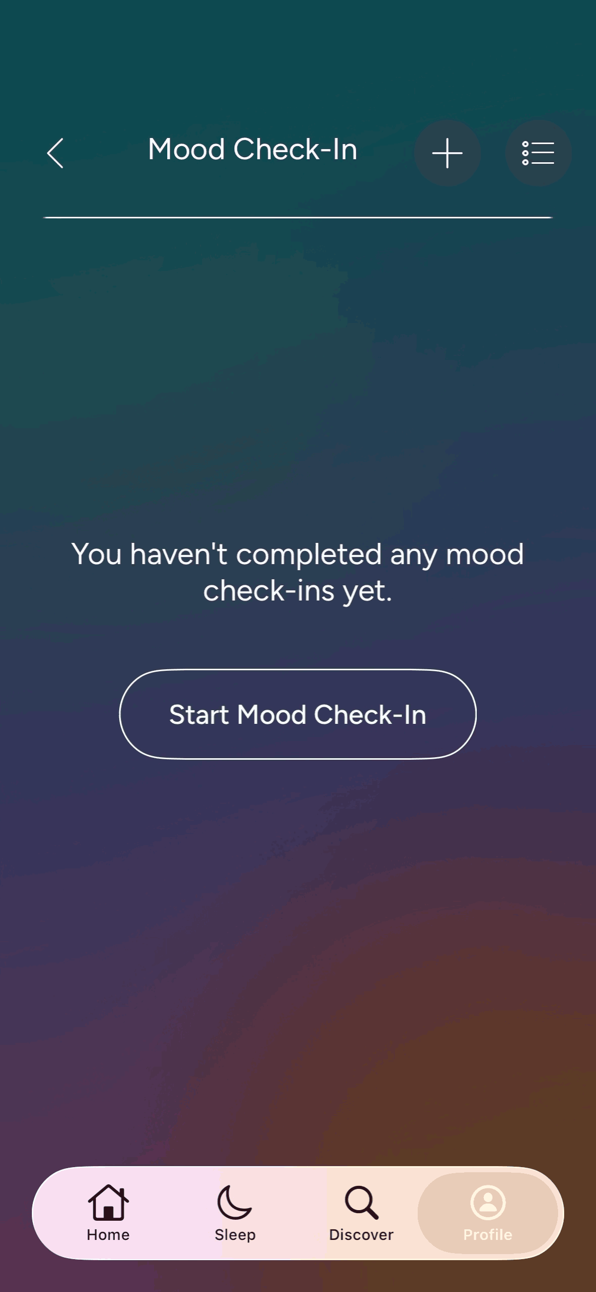 Calm iOS Health & Fitness interface screenshot 16