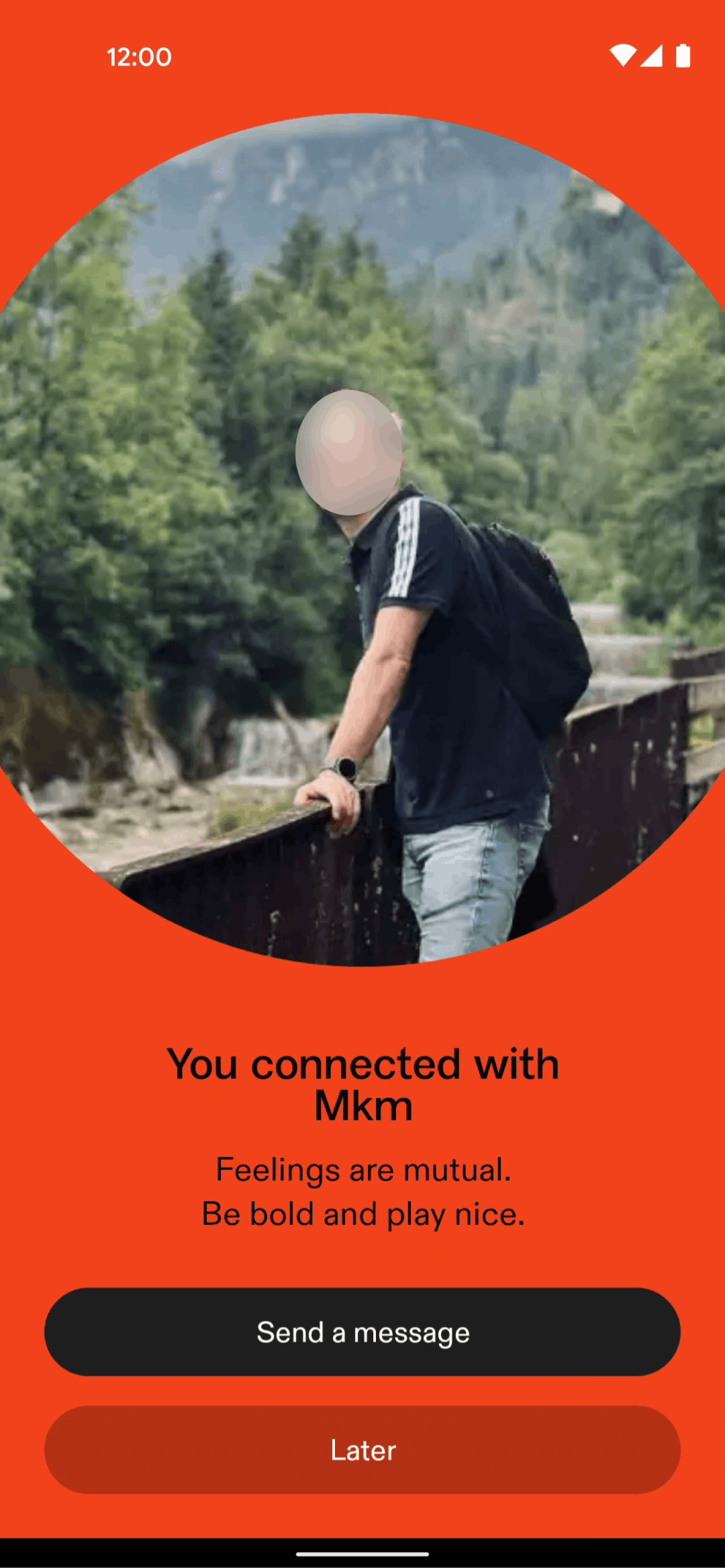 Feeld Android Communication interface screenshot 4