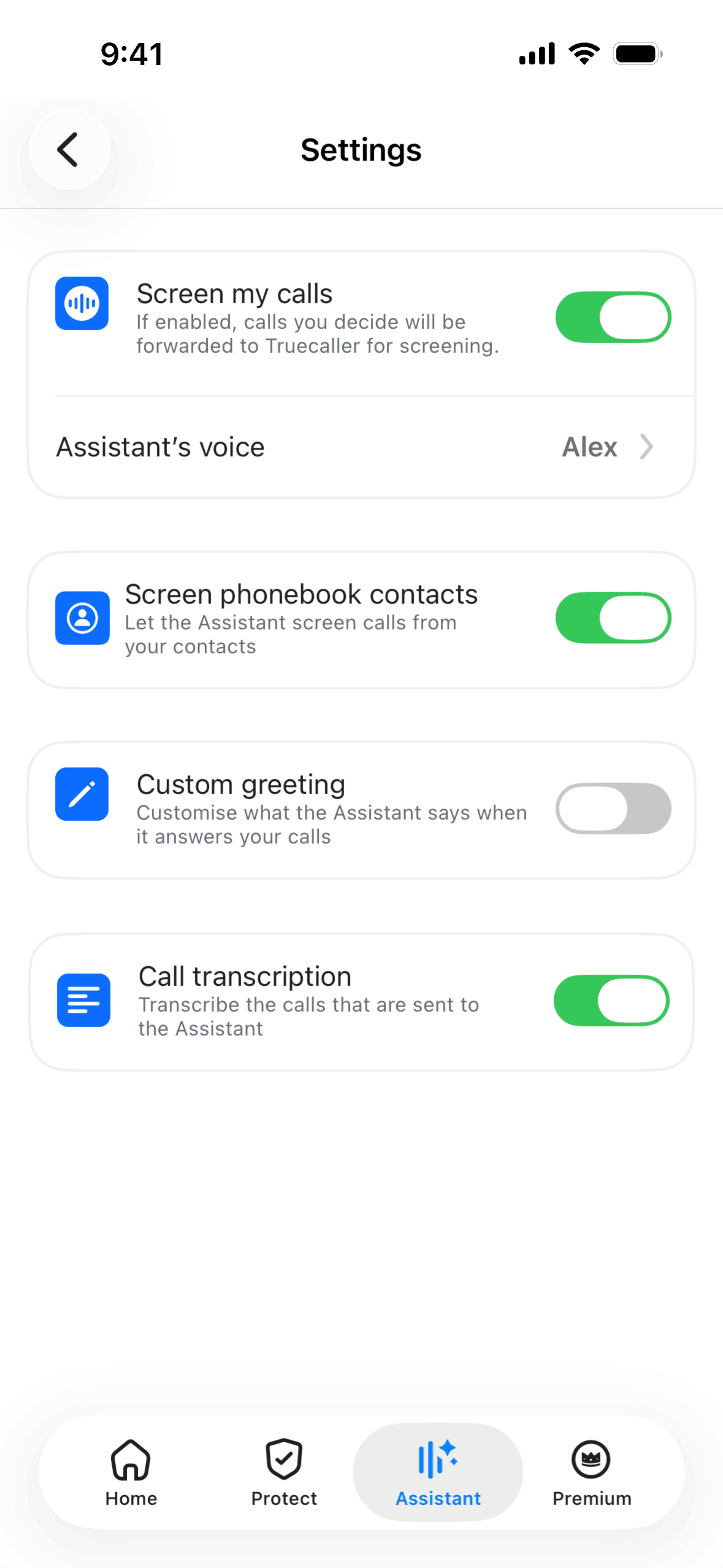 Truecaller iOS Utilities interface screenshot 23