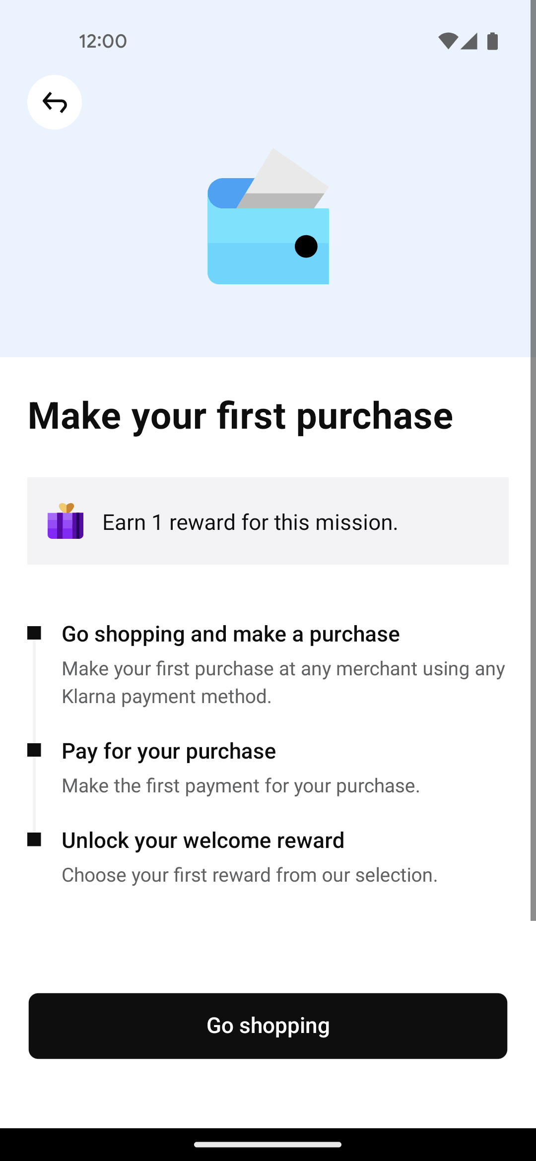 Klarna Android Shopping interface screenshot 18