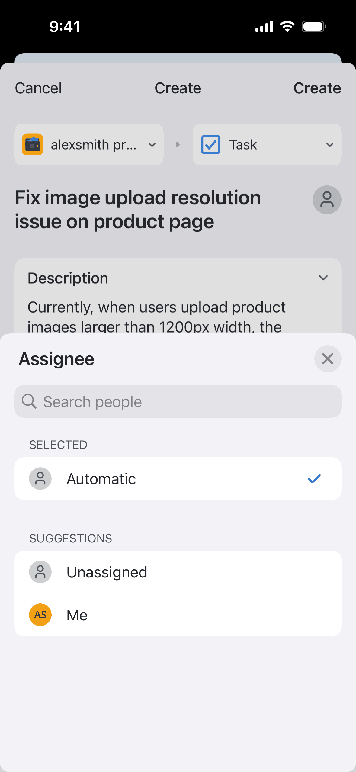 Jira Cloud iOS Business interface screenshot 23