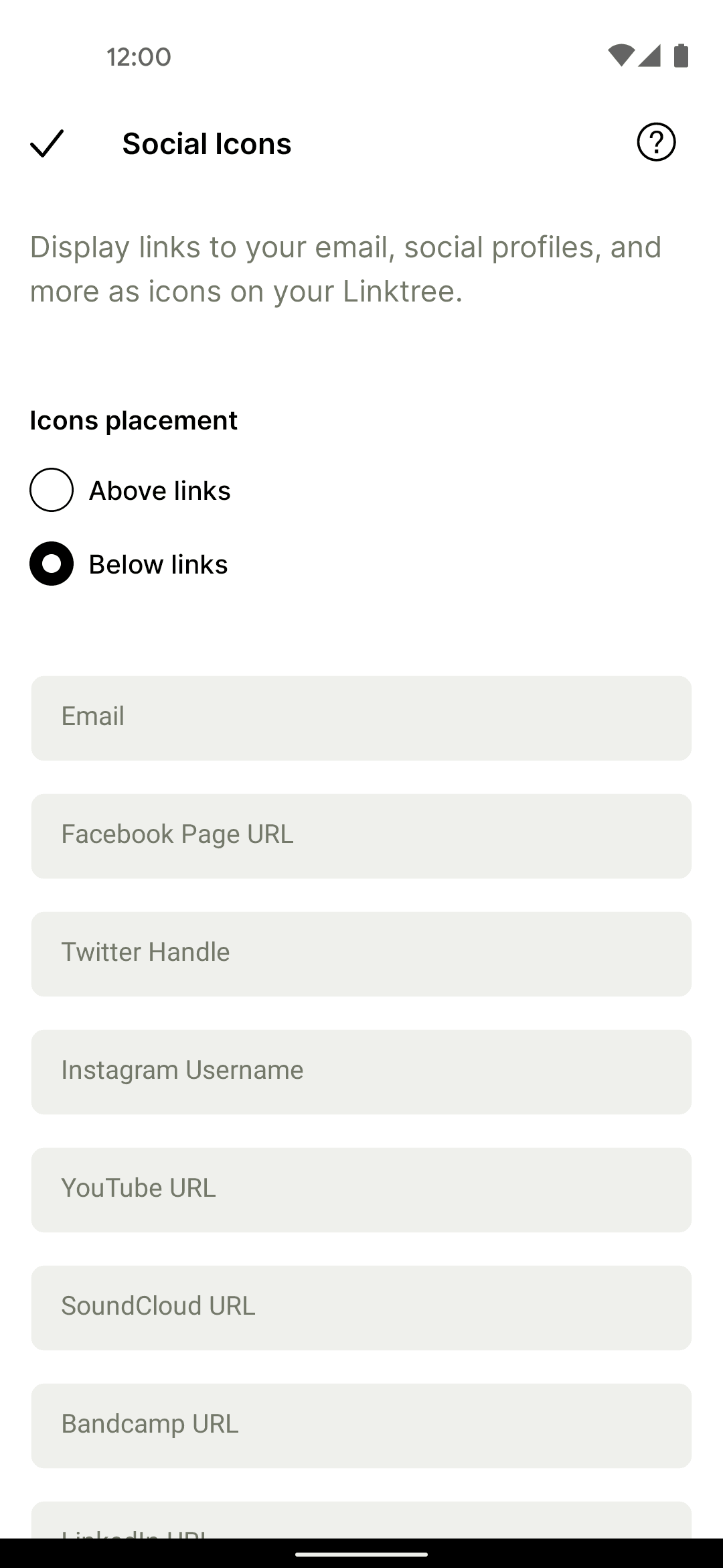 Linktree Android Social Networking interface screenshot 17