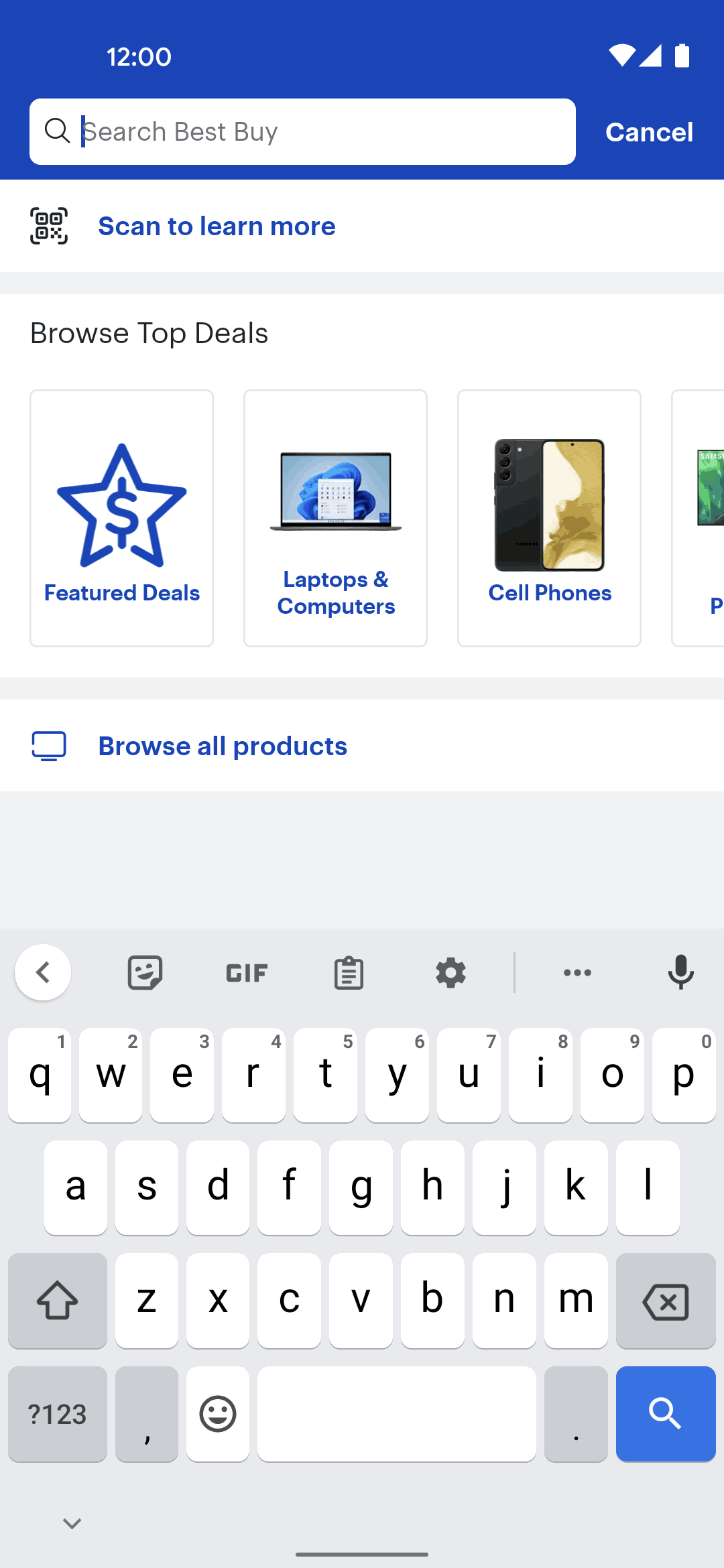 Best Buy Android Shopping interface screenshot 24