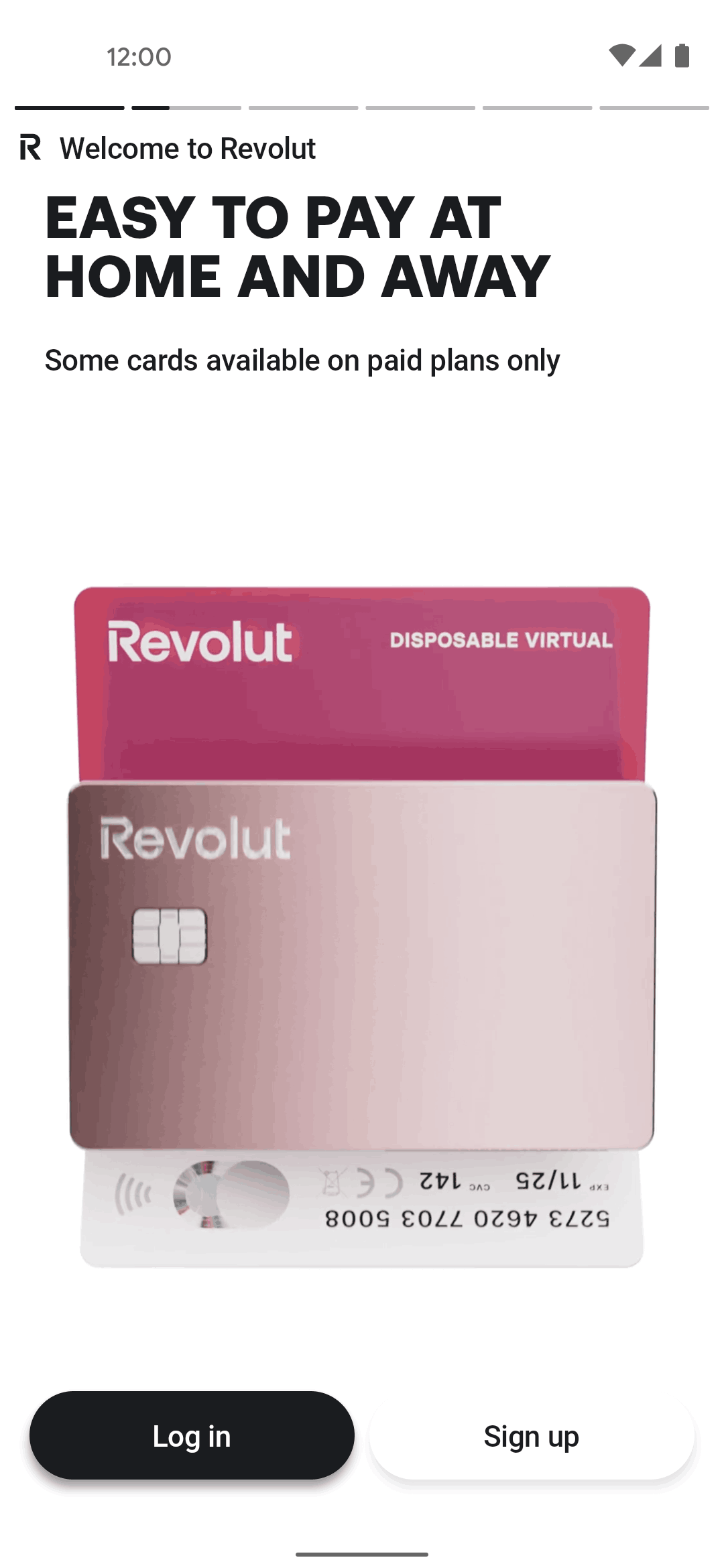 Revolut onboarding screen 3