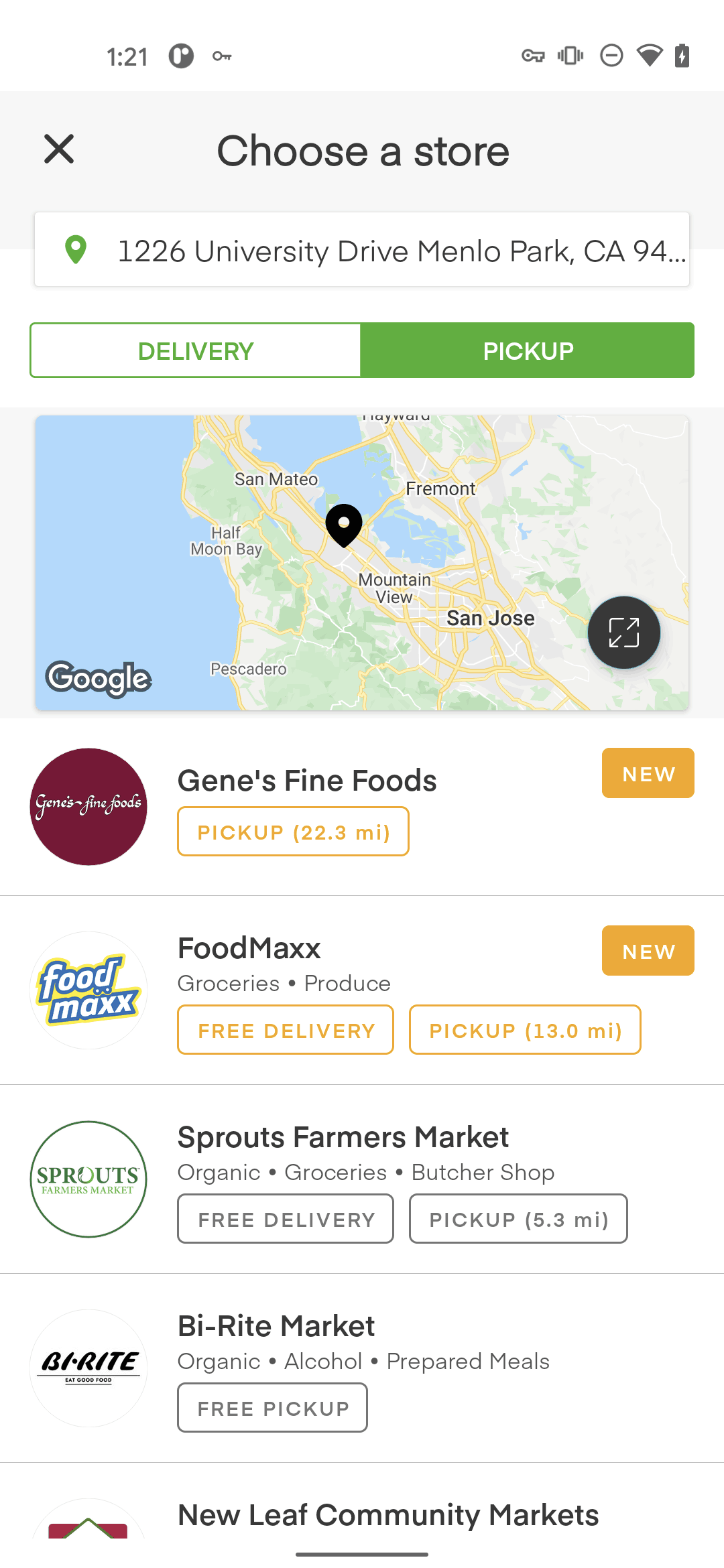 Instacart Android Food & Drink interface screenshot 23