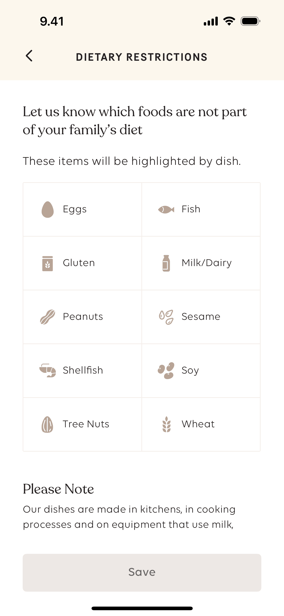 Wonder iOS Food & Drink interface screenshot 14