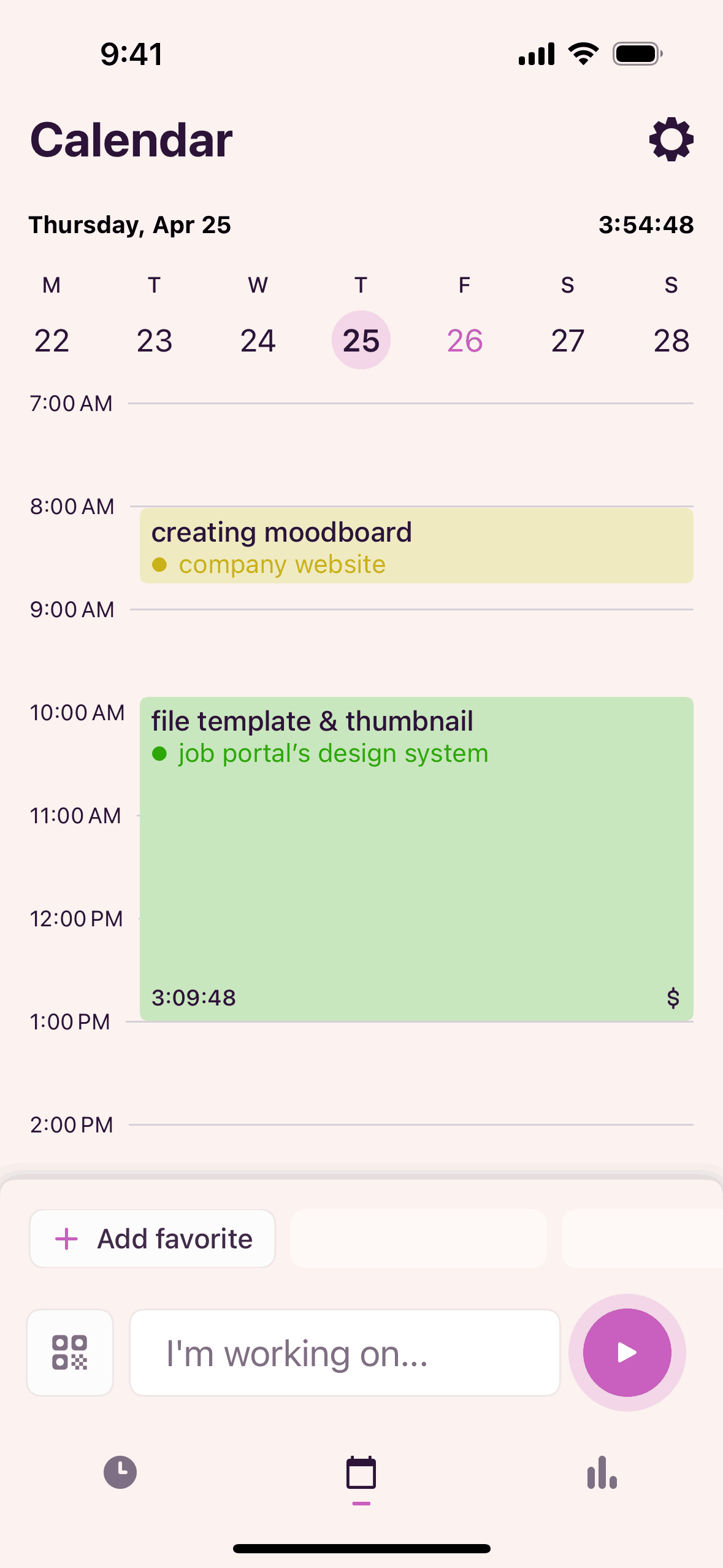 Toggl Track iOS Business interface screenshot 2