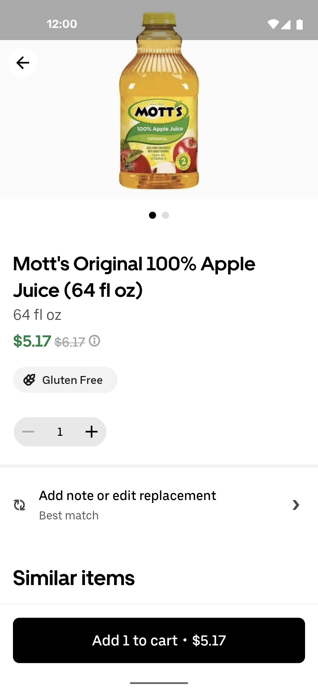 Uber Eats Android Food & Drink interface screenshot 24